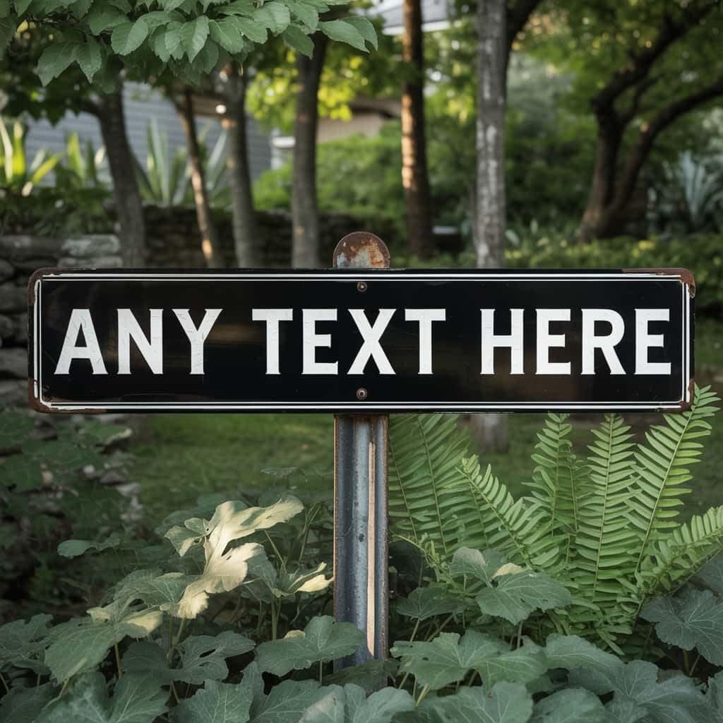 Custom Metal Signs for Home Decor - Personalized Outdoor Street Sign, Fade Resistant Aluminum, UV Protected & Weatherproof - 4x18 Inches