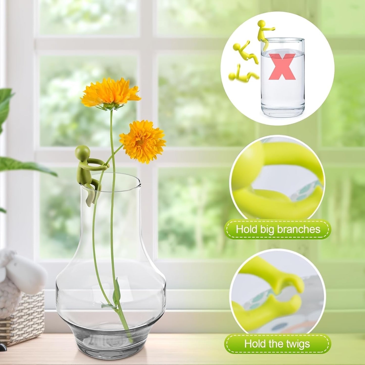 Plant Propagation Buddy, Plant Cutting Holder for Stems, Sprouts and Shoots, Plant Propagation Friends for an Indoor Garden or a Plant Propagation Station