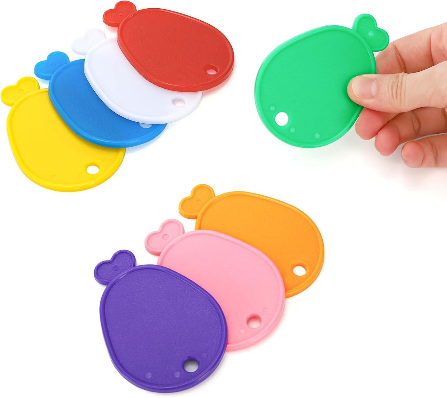 80 Pcs Plastic Balloon Weights, Reusable Colorful Balloons Pendants, Wedding Birthday Party Balloons Accessories for Helium Balloon Decoration