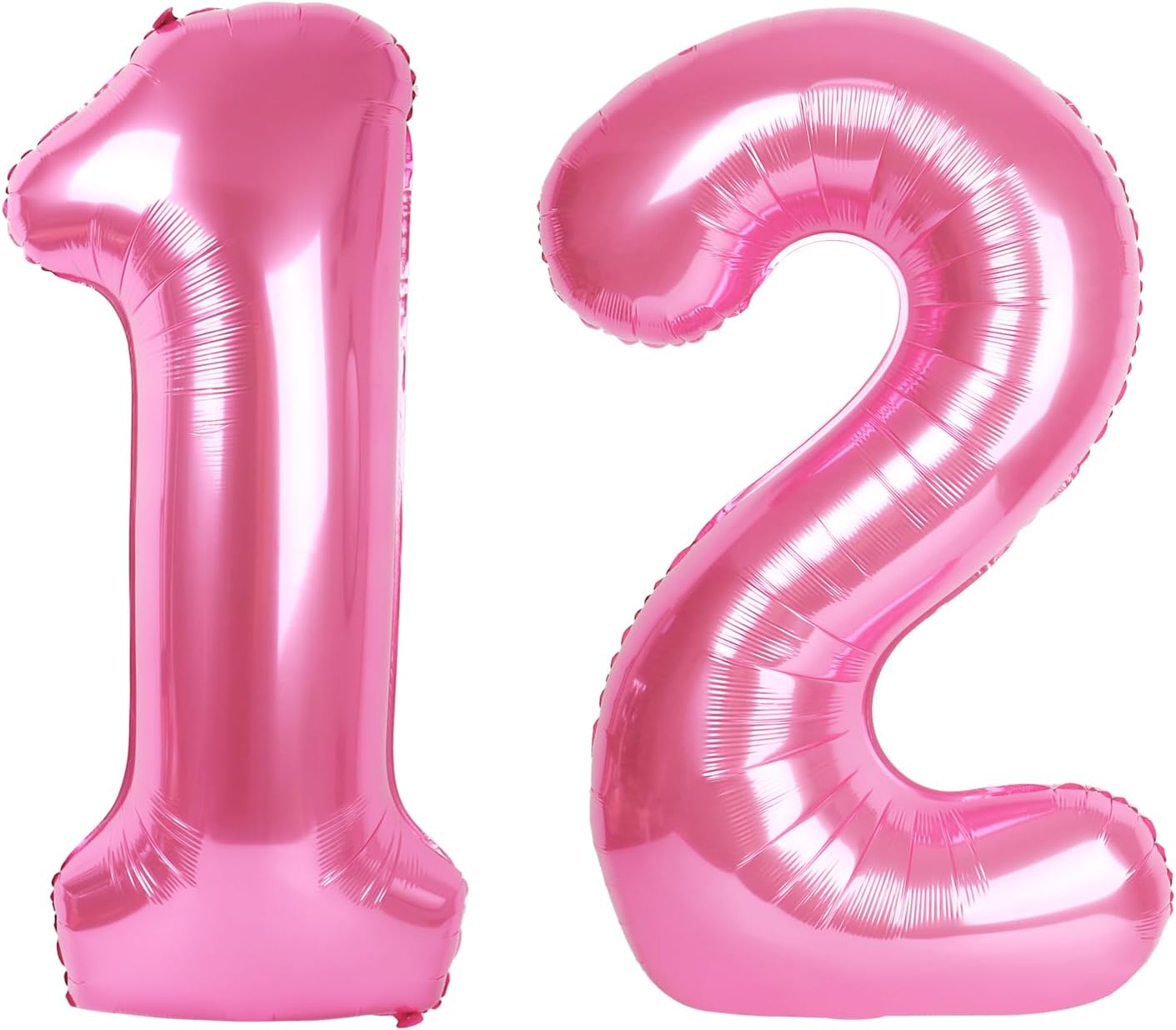 number pink 12 balloon