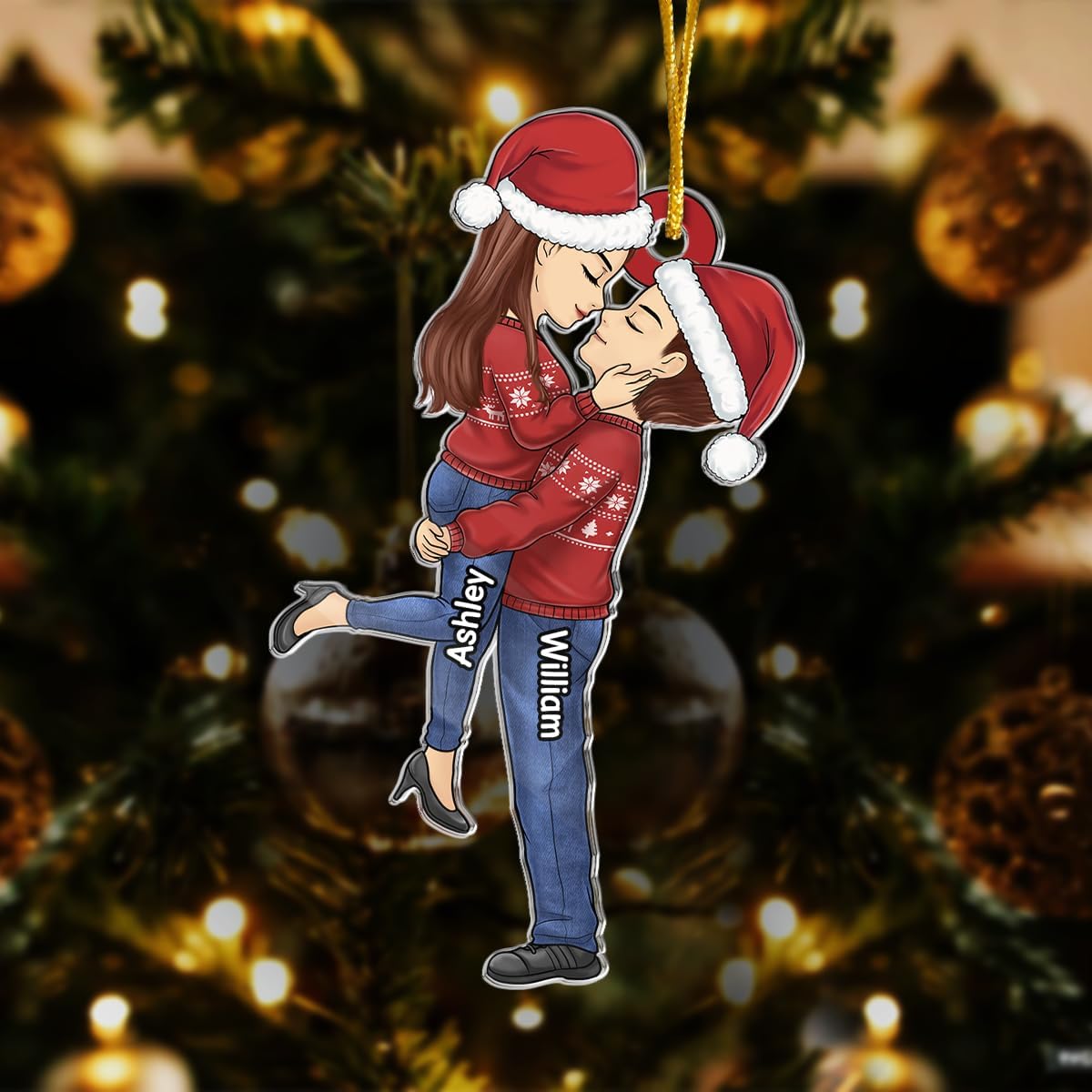 Pawfect House You are The Only Person, Couple Gifts for Husband Wife Boyfriend Girlfriend, Personalized Wooden Christmas Ornaments, Christmas Tree Decorations, Housewarming Gifts Ideas