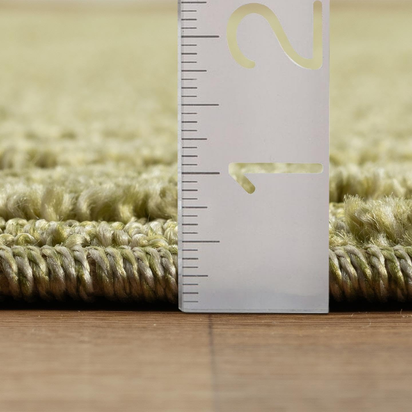 LUXE WEAVERS Modern Geometric Wave Green 5x7 Area Rug, Contemporary Stain Resistant Carpet