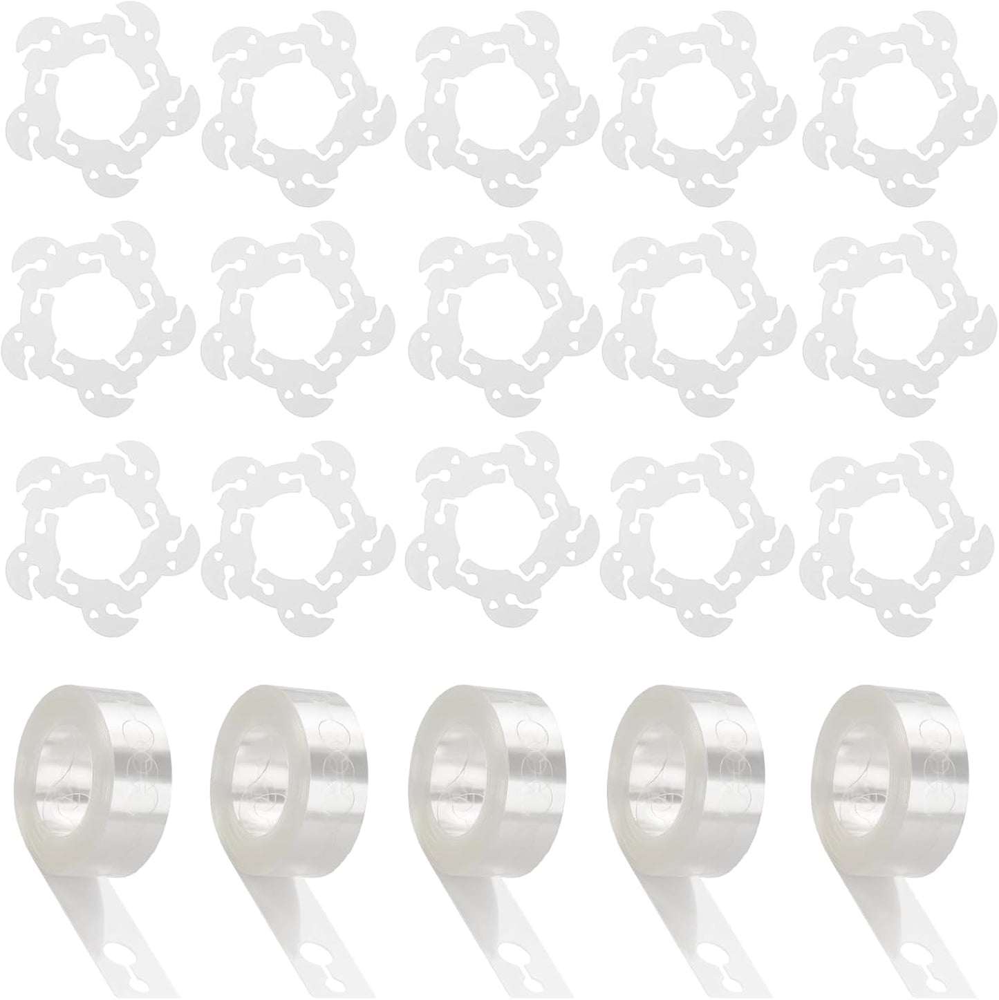 Balloon Arch Garland Kit, 5 Balloon Garland Strips - 50 Balloon Flower Clips and, Birthday Party, Wedding Decoration