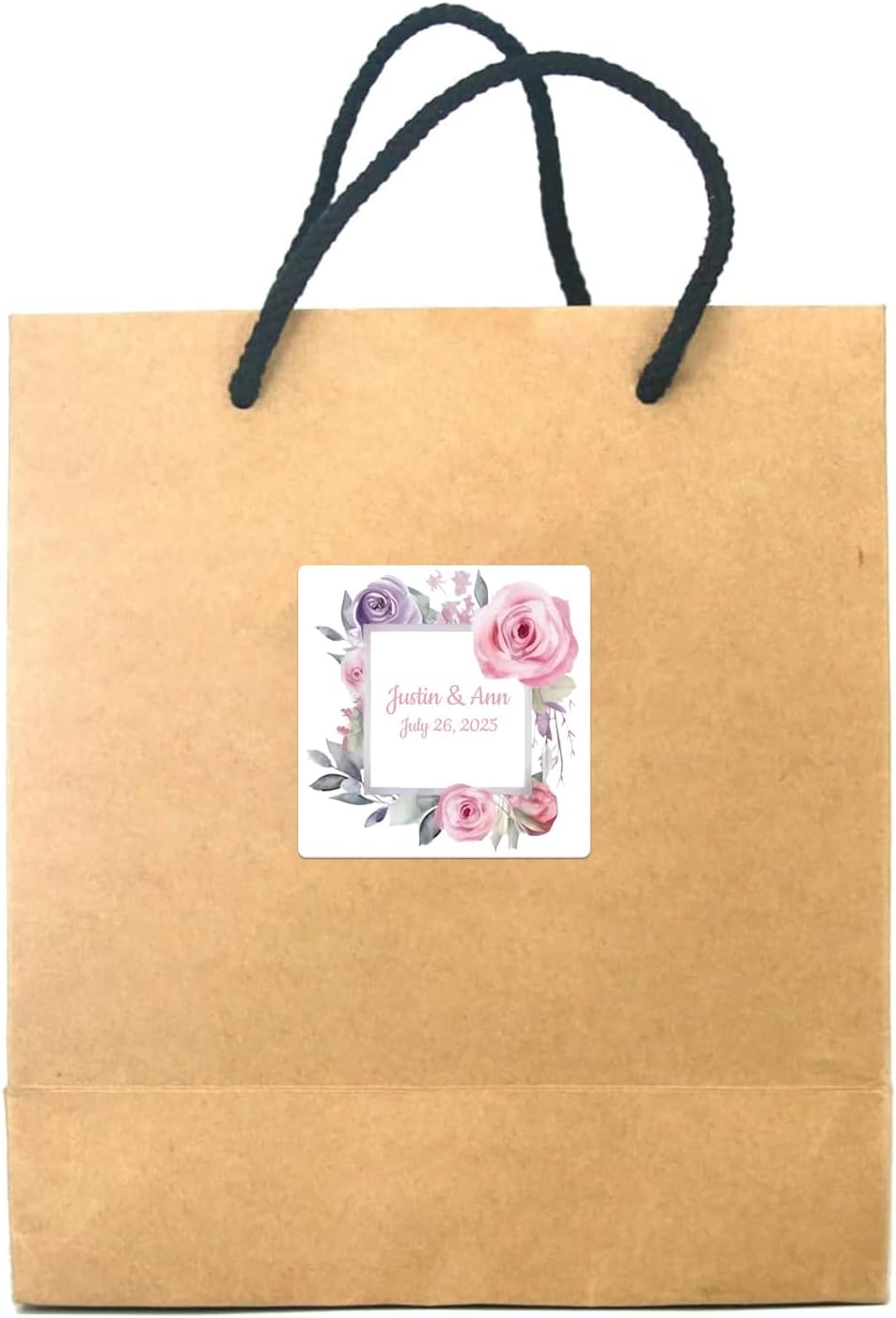 Custom Stickers Personalized Stickers Lables for Businesses Logo and Name,Birthday Party Wedding Favors Labels Custom Thank You Stickers