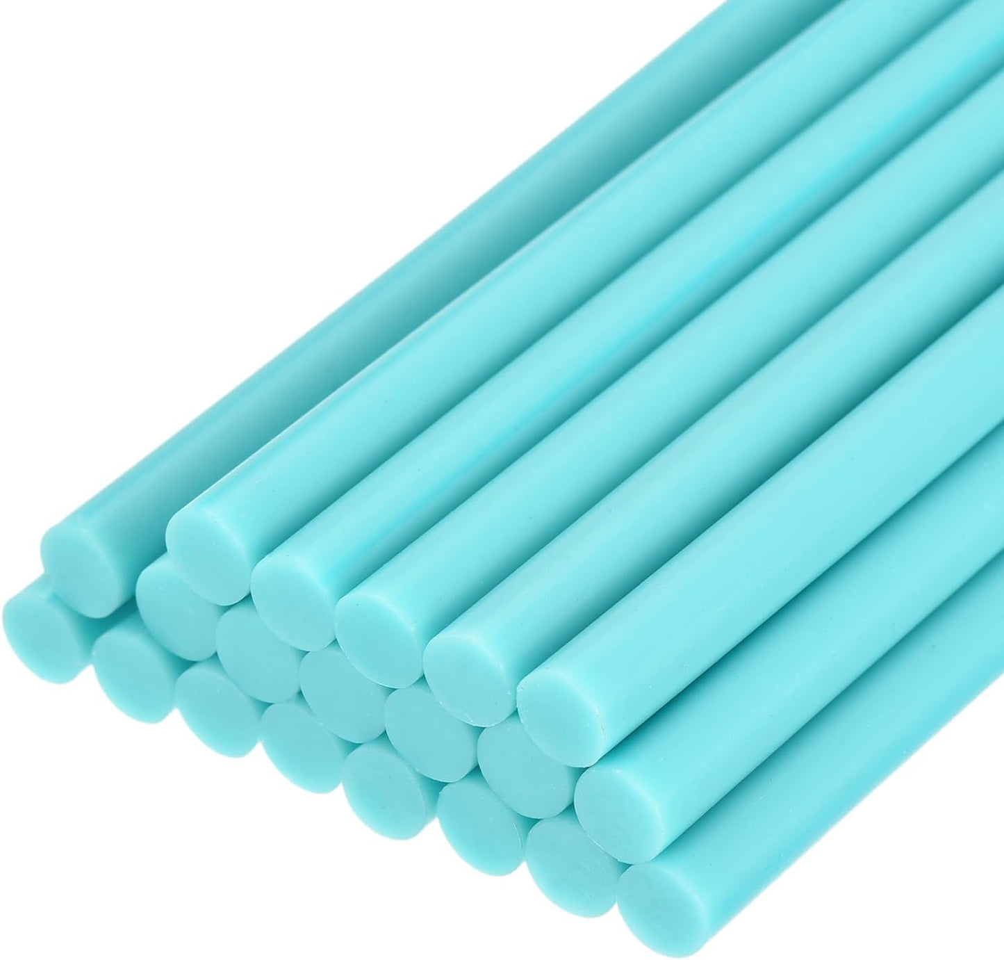 uxcell 20pcs Hot Glue Sticks for Glue Gun 7mm/0.27-inch x 4-inch Mini Hot Melt Adhesive Glue Stick Light Blue