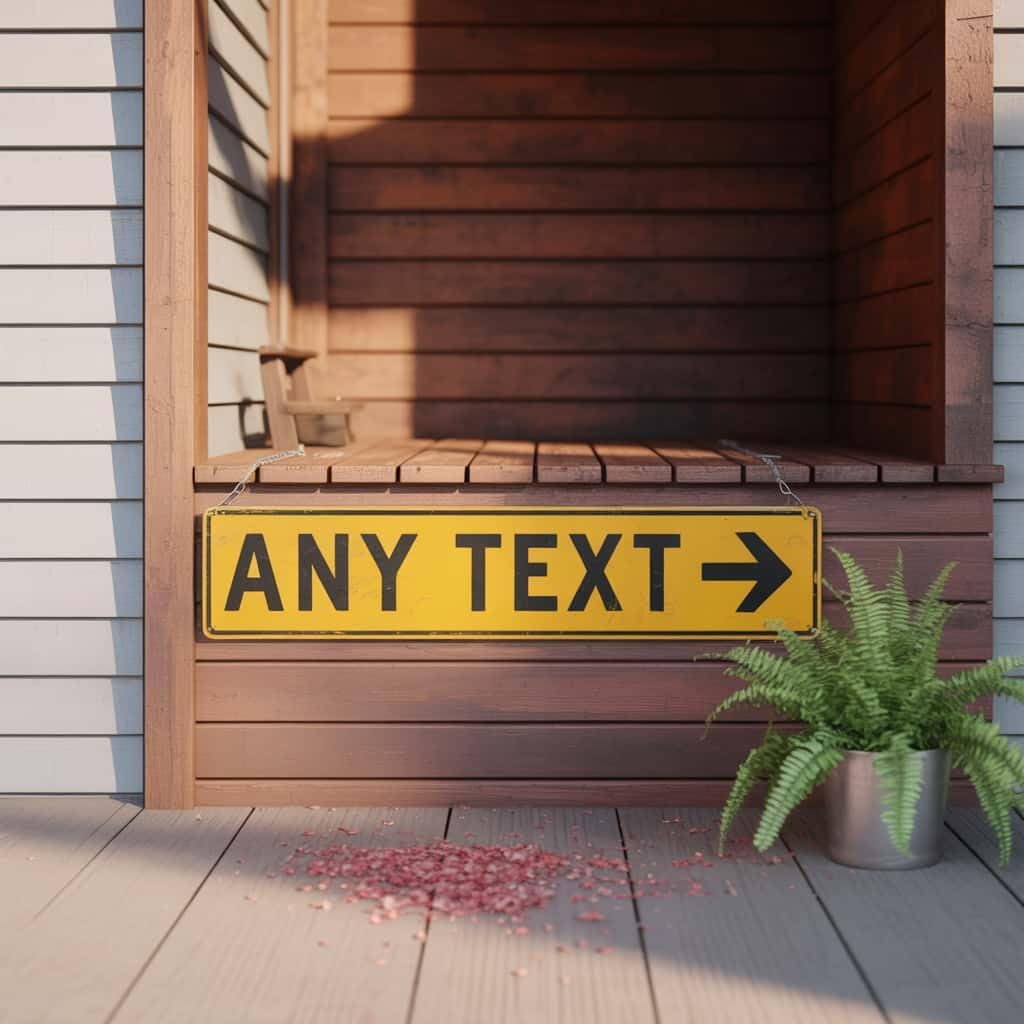 Custom Signs Outdoor Metal, Personalized Street Sign for Home Bar Room Decor, Fade Resistant .040 Aluminum, 4x18 Inches Indoor/Outdoor Use