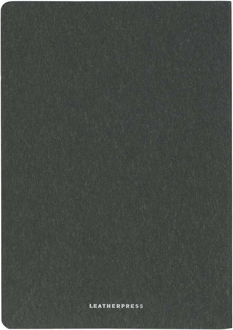 Luxury Leather Refillable Journal/Writing Notebook for Men & Women, Reusable Full-grain Leather Cover, 120gsm Thick Paper, Blank, Dotted, Lined Refills