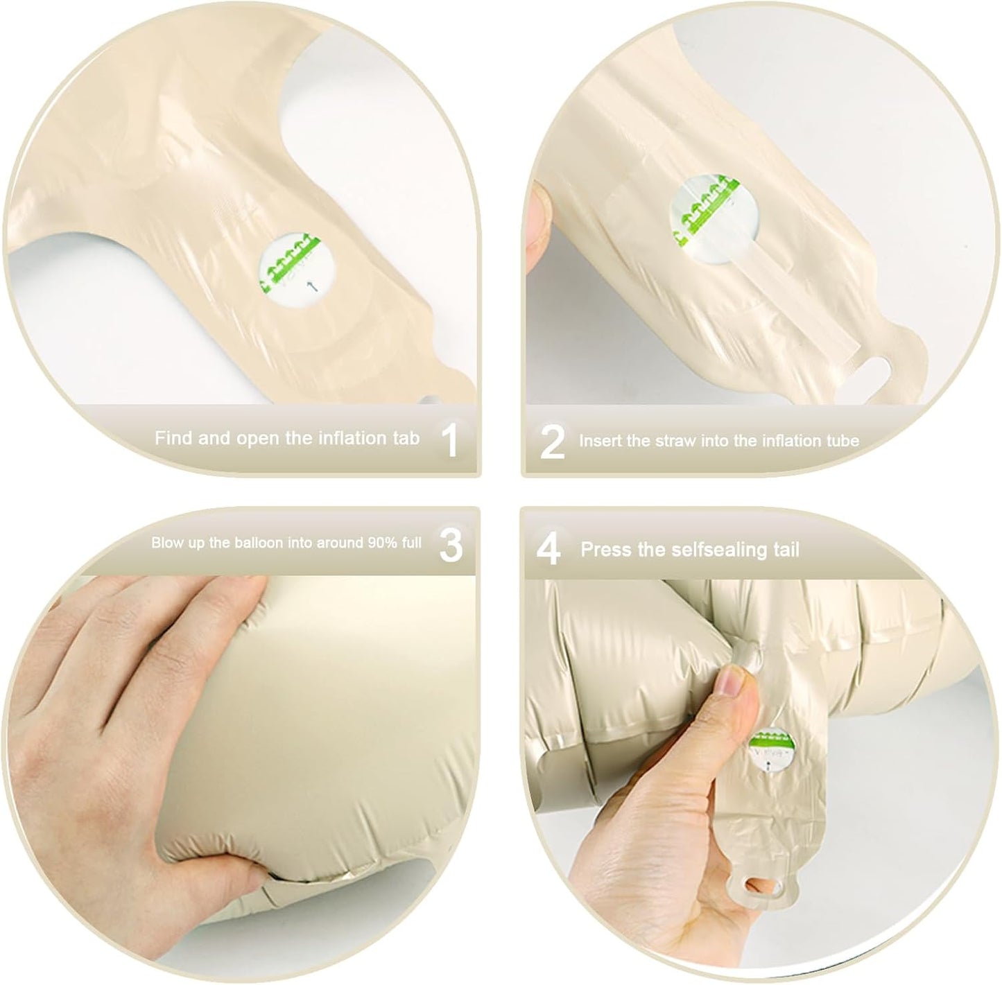 Cream White 40 Inch Large Number 25 52 Birthday Balloon, 25 52 Birthday Decorations, Foil 25 52 Mylar Helium Numbers Balloons Girl Boy Anniversary Party Supplies