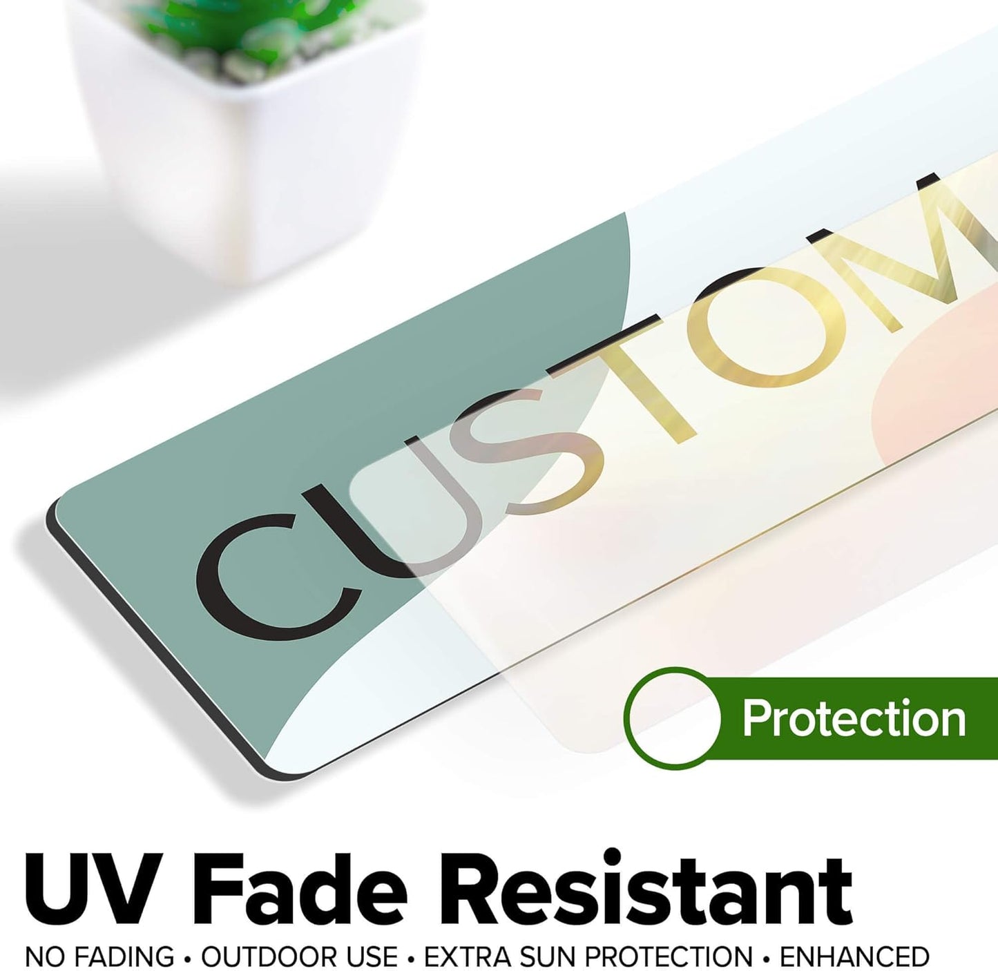 Custom Sign, Christmas Gift Custom Street Sign, 11 Font Colors, 13 Font Styles, 4 Hole Options, 22 Sizes, 3x12 Inches, Rust Free DiBound, Fade Resistant, Made in USA by My Sign Center (Minimalist)