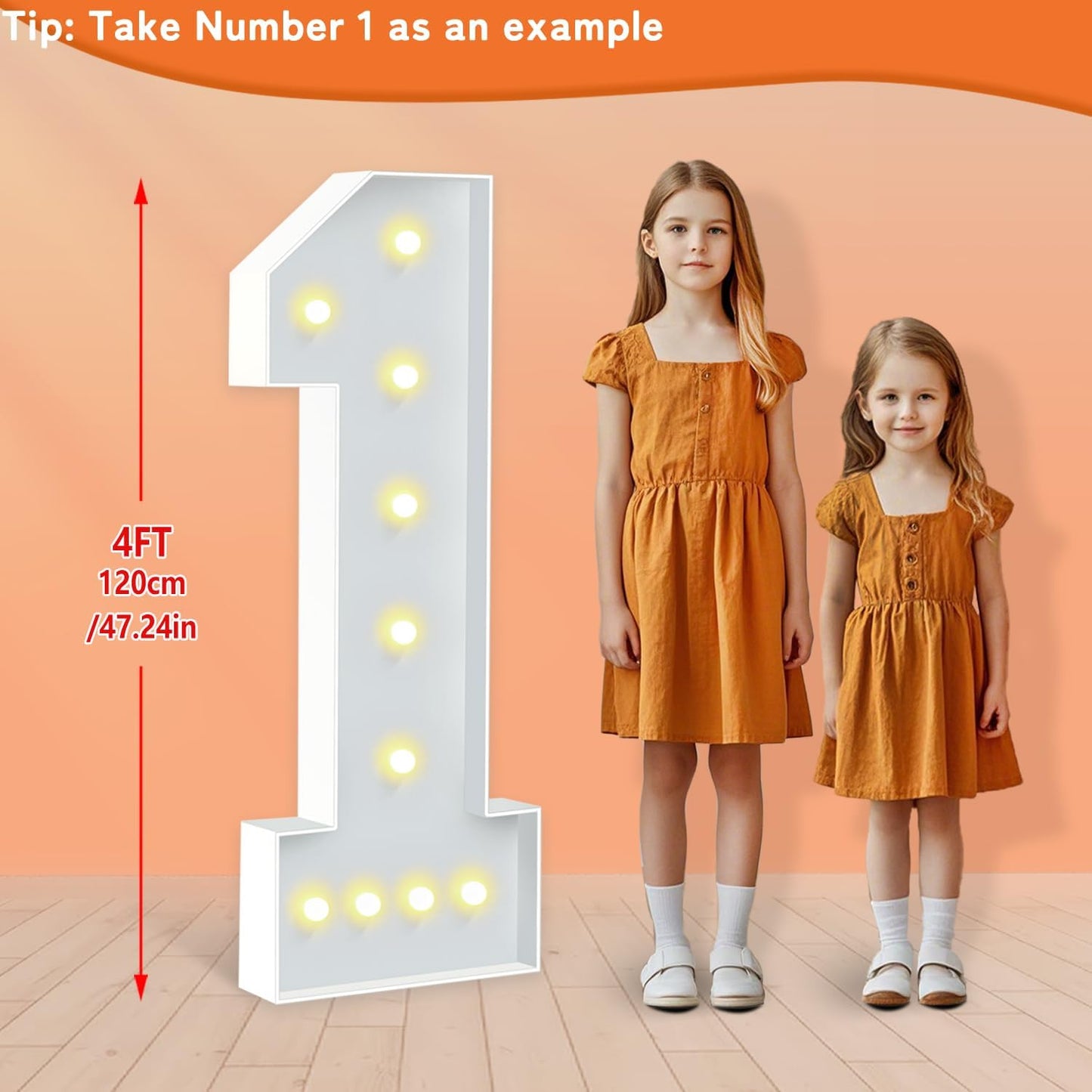 4FT Marquee Numbers 10, Large Light Up Numbers 10th Birthday Decorations for Girls Boys, Cardboard Number for Women Men Anniversary Party Decor Backdrop, DIY Foam Board Mosaic Number Sign