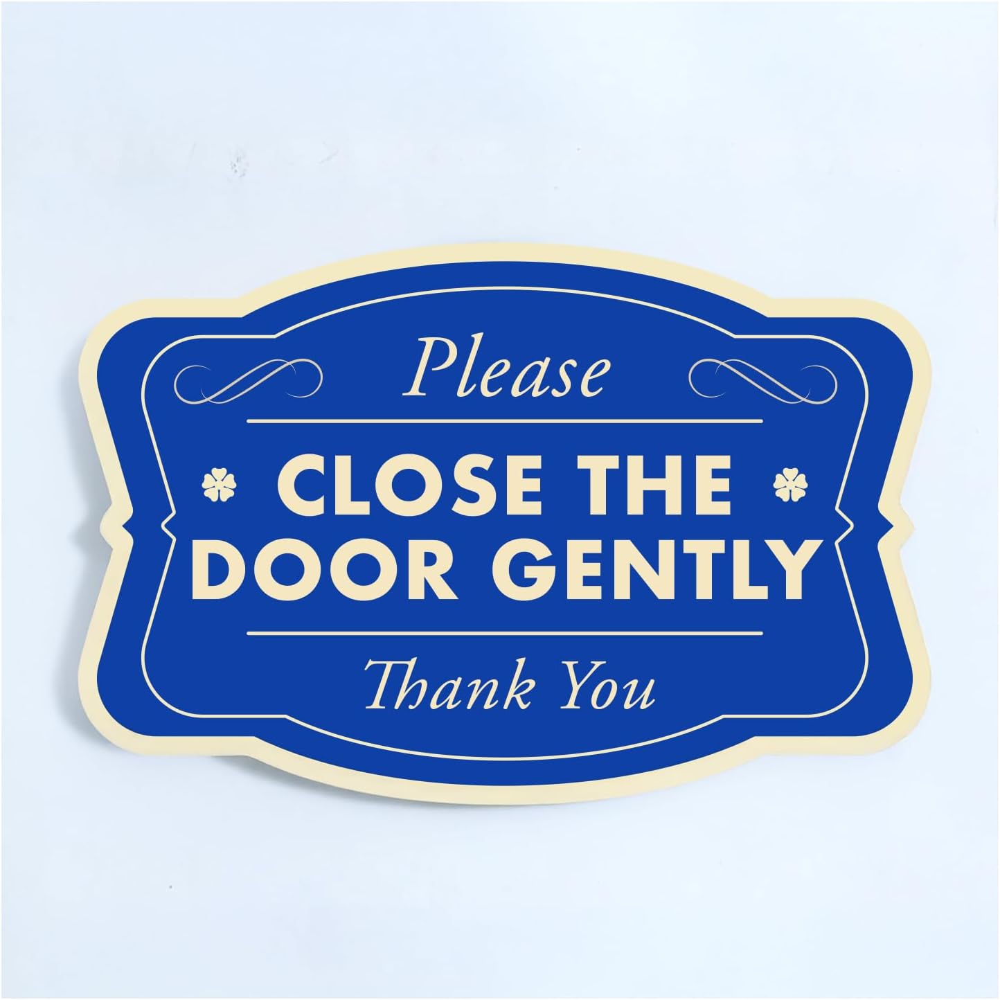 Custom Decorative Outdoor Metal Signs - Personalized Aluminum Signs, Design 3 Blue Steel, 10x7 In, Waterproof, Made In USA