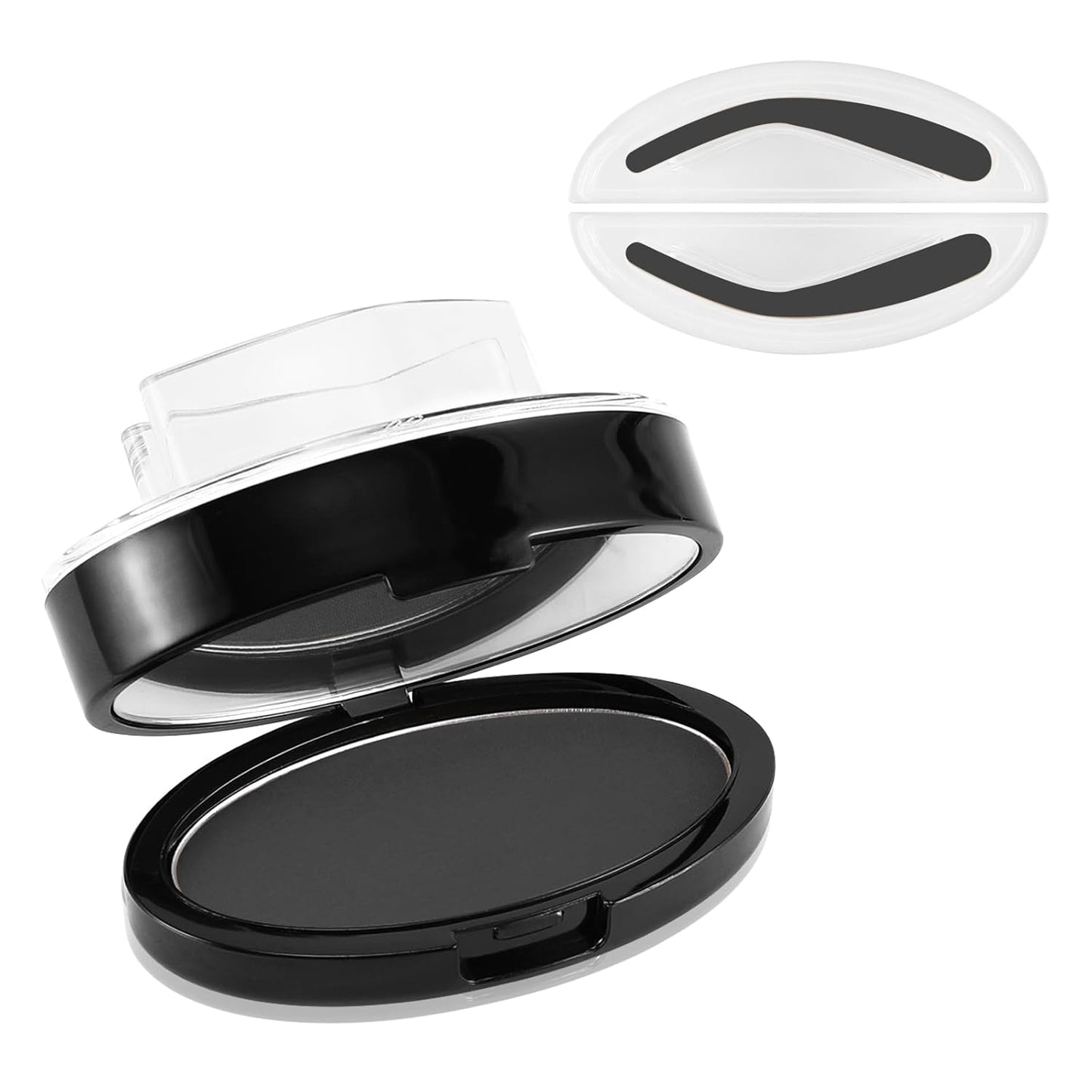 Boobeen Eyebrow Seal Stamp Powder - Waterproof 3 Seconds Eye Make Up Nature Coloring Kit - Creates Natural Looking Brows for Makeup Beginners