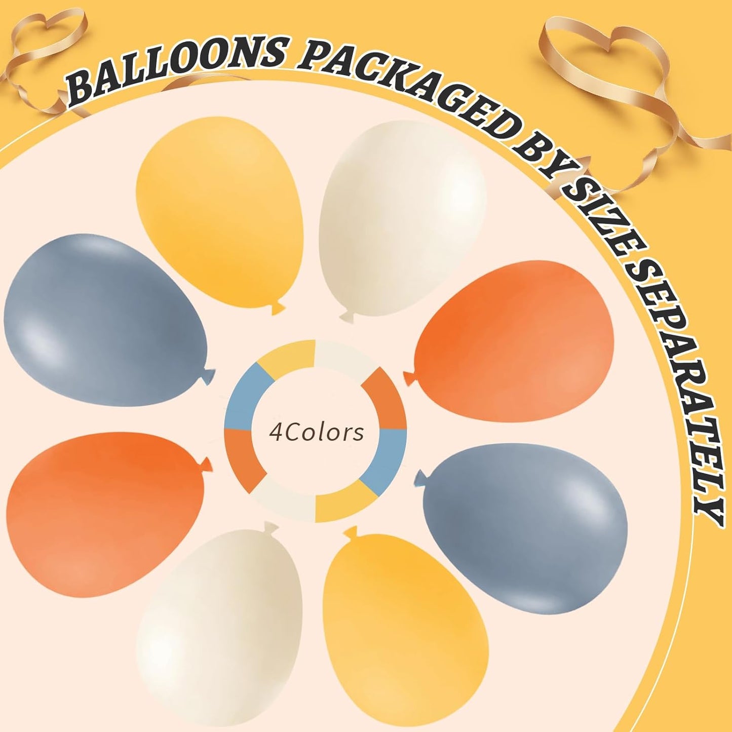 Here Comes the Sun Balloon Garland Arch Kit,412pcs Different Sizes 18 12 10 5 Inch Here Comes the Son Balloon Arch Garland Kit for Boho Retro Here Comes the Son Baby Shower Decor