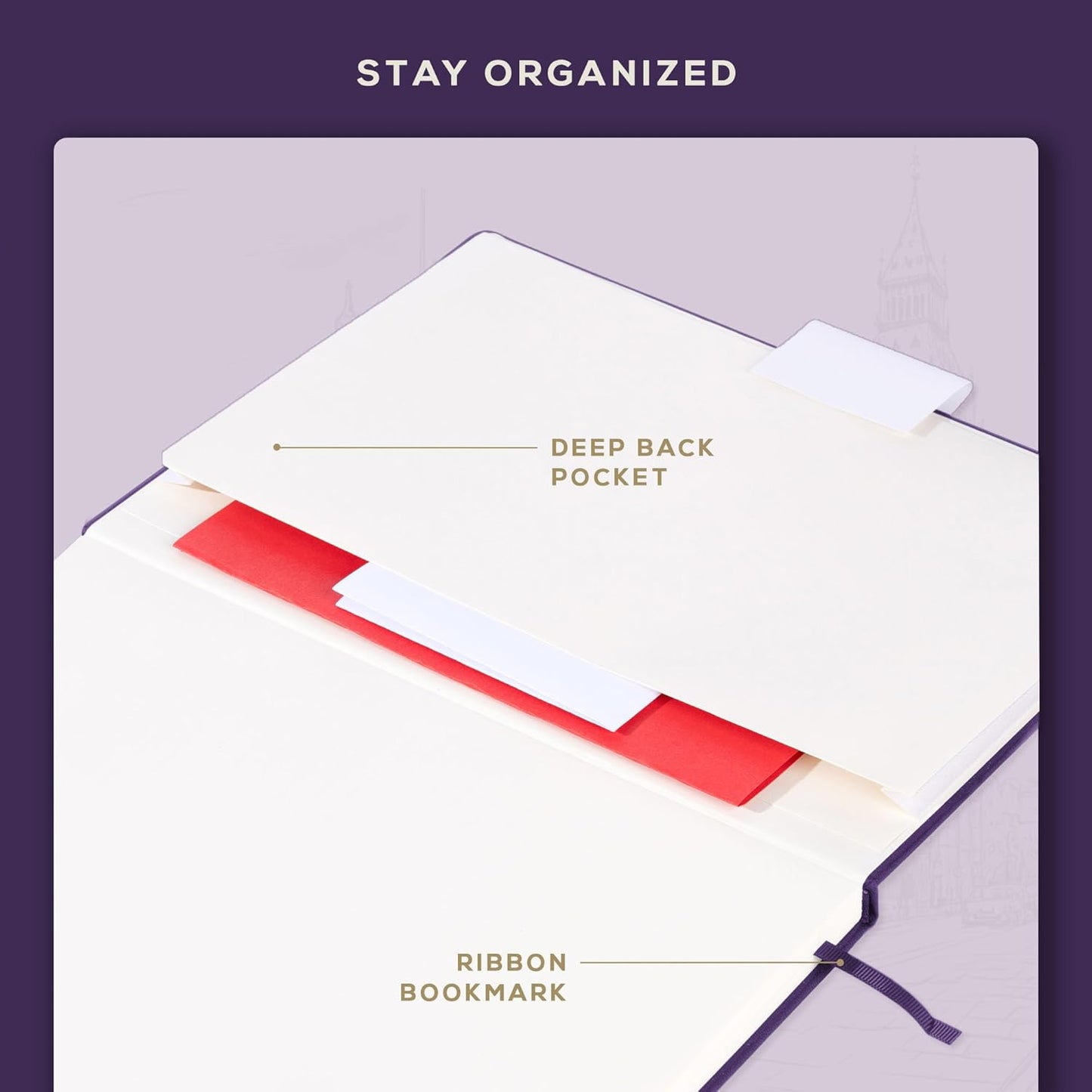 Beechmore Books A4 Sketchbook ??8.5x11 Premium Vegan Leather Bound Large Sketch Book Hardcover with 156 Thick 160gsm Perforated Ivory Pages, Blank Sketch Pad, Gift Boxed, Back Pocket, Ribbon Bookmark