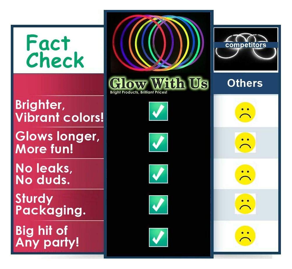 25 Pk 9" Green Triple-Wide Glow Wristbands