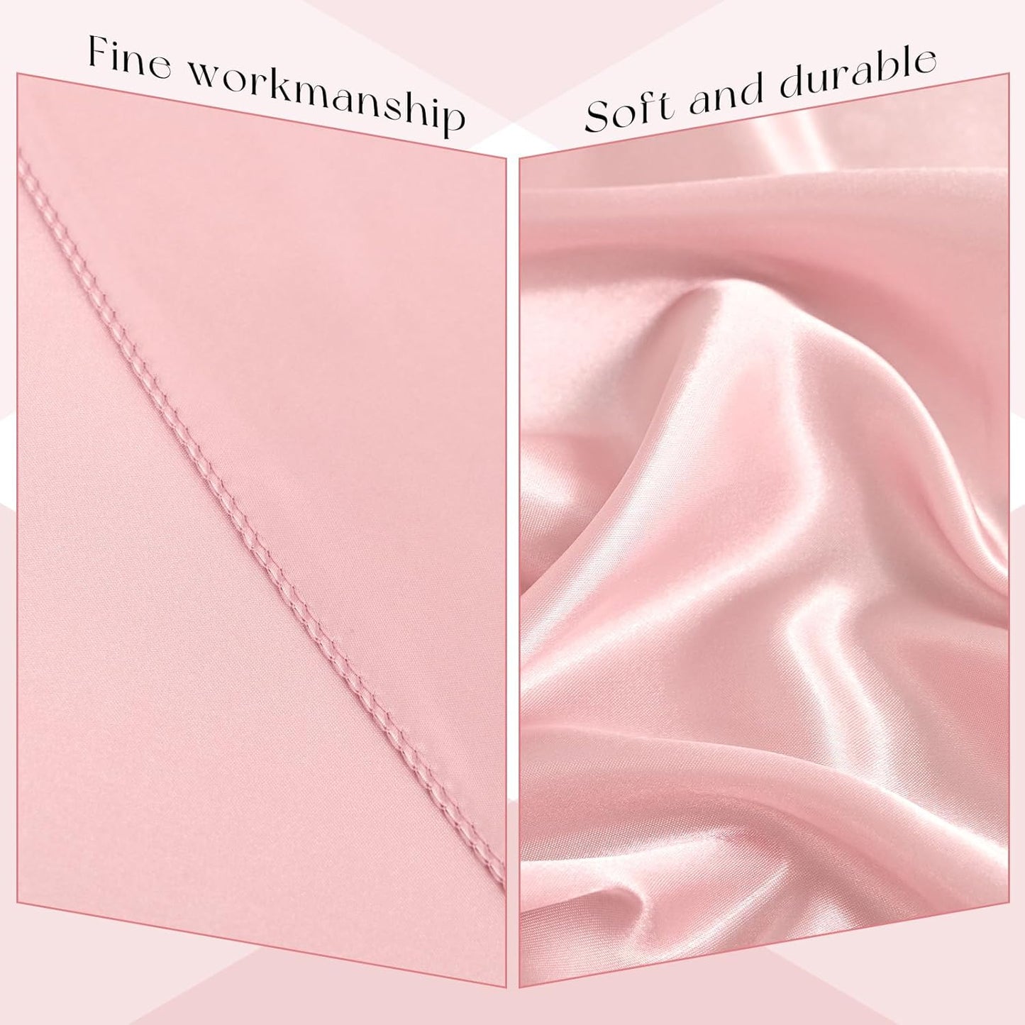 6 Packs Satin Tablecloth 120 Inch Rose Gold Round Table Cloth Silk Tablecloth Smooth Fabric Overlay Satin Table Cover Decoration for Wedding Party Banquet Events