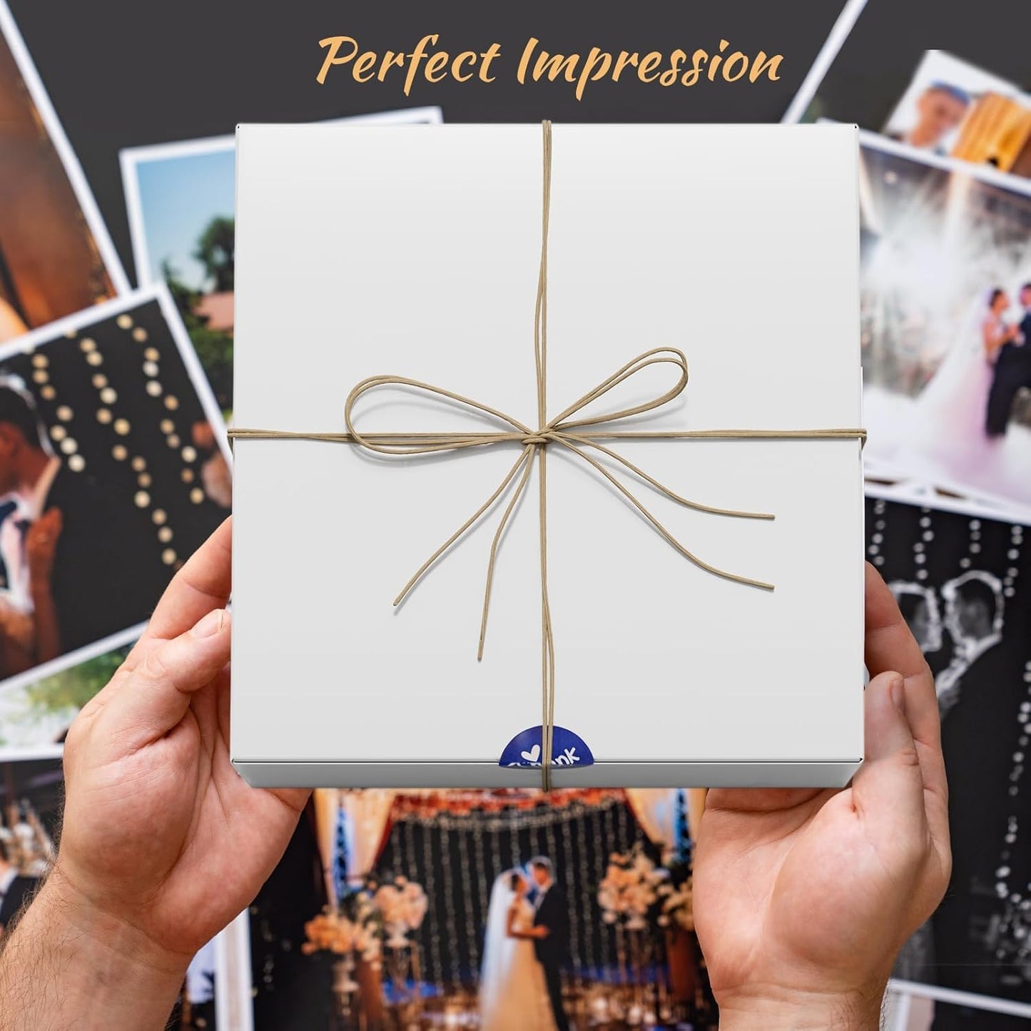 MESHA Gift Boxes Bulk with Lids 8x8x4'' 300PC White, Gift Boxes Bulk for Small Business, Bridesmaid Proposal Boxes with Lids for Engagement Wedding Favors