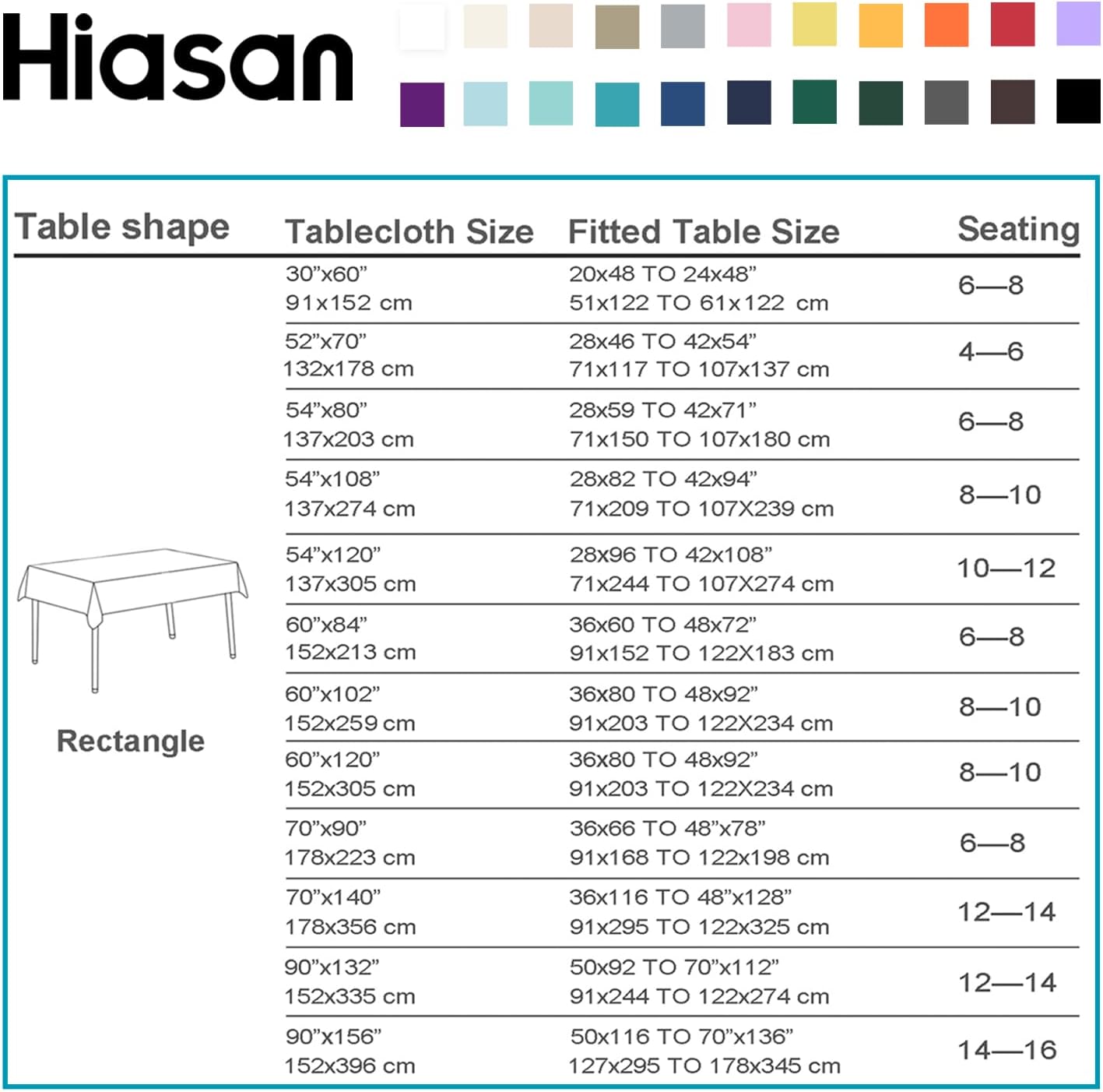Hiasan 2 Pieces Yellow Rectangle Tablecloth - Spillproof and Waterproof Washable Table Cloth for Dining Room Kitchen Camping, 54 x 108 Inch
