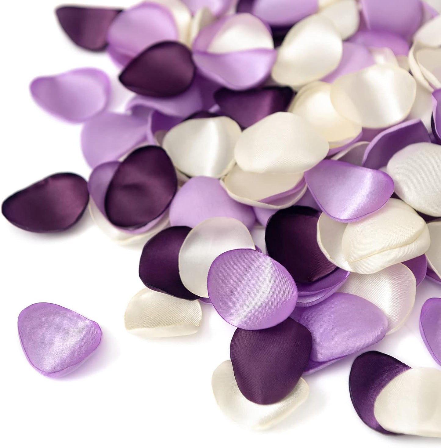 Ling's moment Rose Petals, Silk Flower Petals for Wedding/Aisle/Flower Girl Baskets/Table Centerpiece Décor,etc.Purple Lilac 200pcs