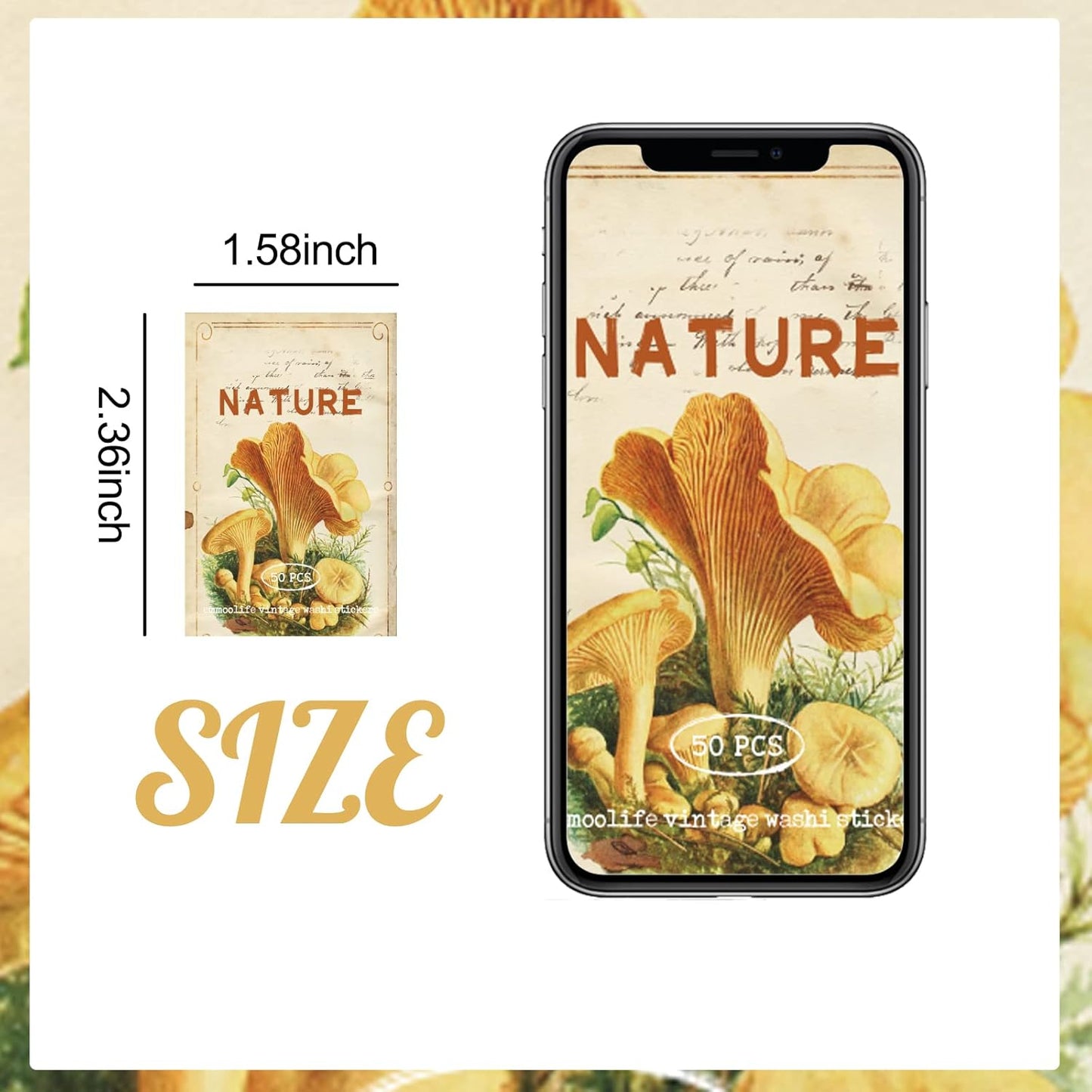 12 Sets 600 Sheets Washi Stickers for Journaling, Map Nature Celestial Portrait Boho Stickers Vintage Aesthetic Scrapbook Sticker Set for Bullet Journal Art Diary Card Craft Gifts Planner Notebook