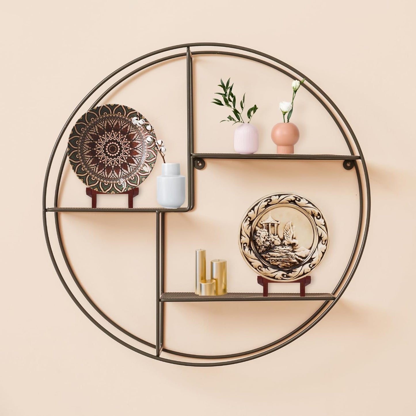 9 Inch Tabletop Easel Stand | Small Canvas Painting Display Easel Stand - Walnut | Canvas Paintings, Arts & Crafts, Frames, Wedding | Kids, Artists, Adults (4-Pack)