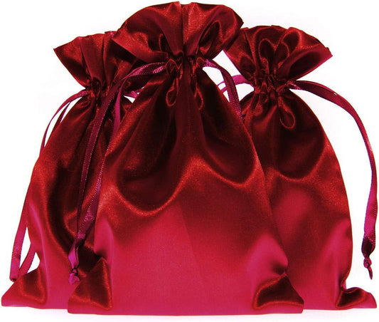 4" x 6" Satin Gift Bags - Wedding, Baby Shower, Christmas - 50 per Pack