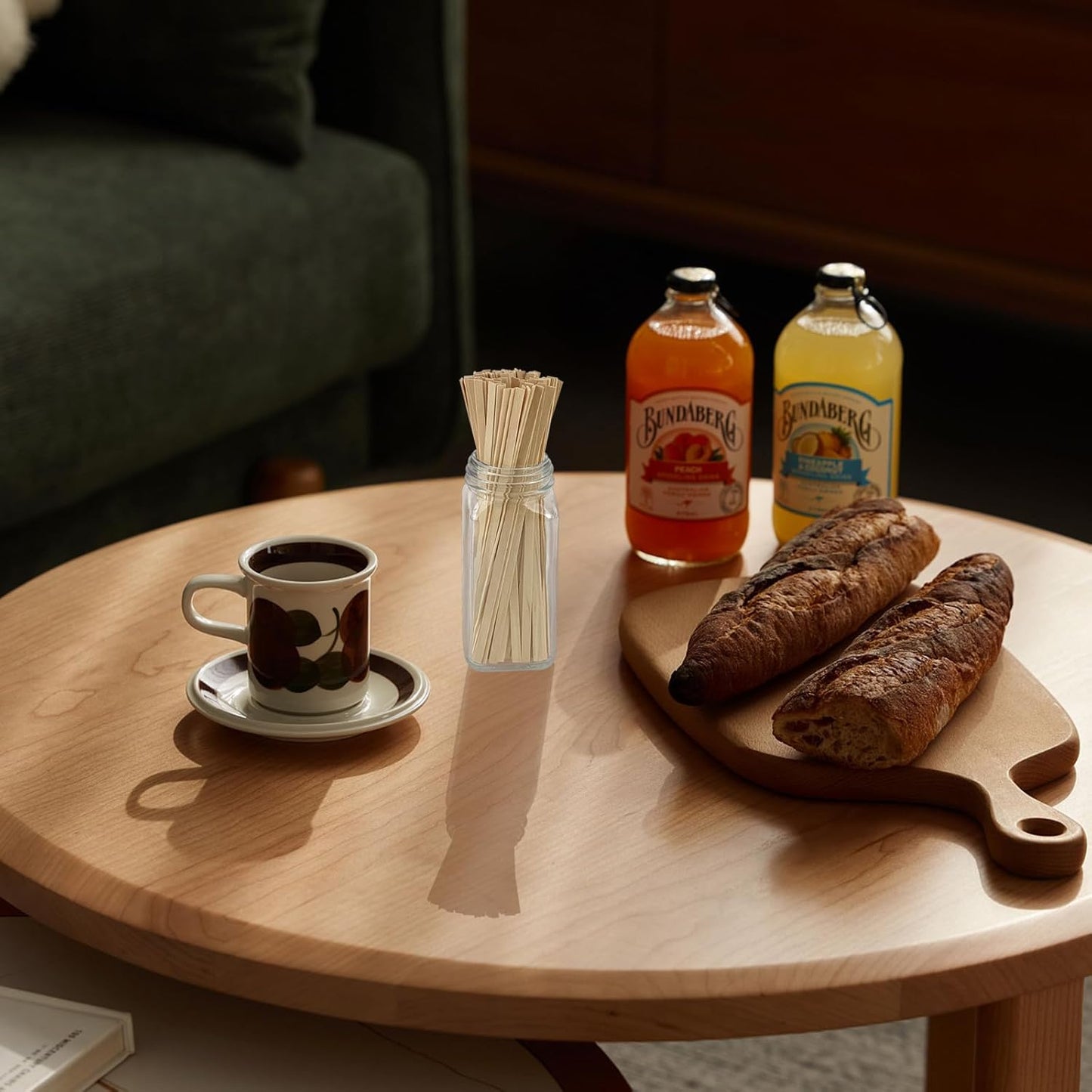 Wooden Coffee Stirrers, 1000 Disposable 5.5" Stir Sticks, for Coffee & Cocktails, Swizzle Drink Sticks, Coffee Bar Accessories