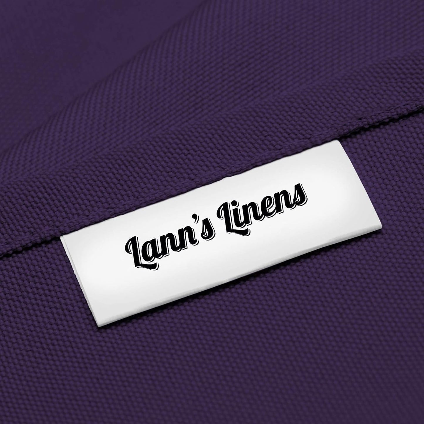 Lann's Linens - 10 Premium 70" x 120" Tablecloths for Wedding/Banquet/Restaurant - Rectangular Polyester Fabric Table Cloth - Purple