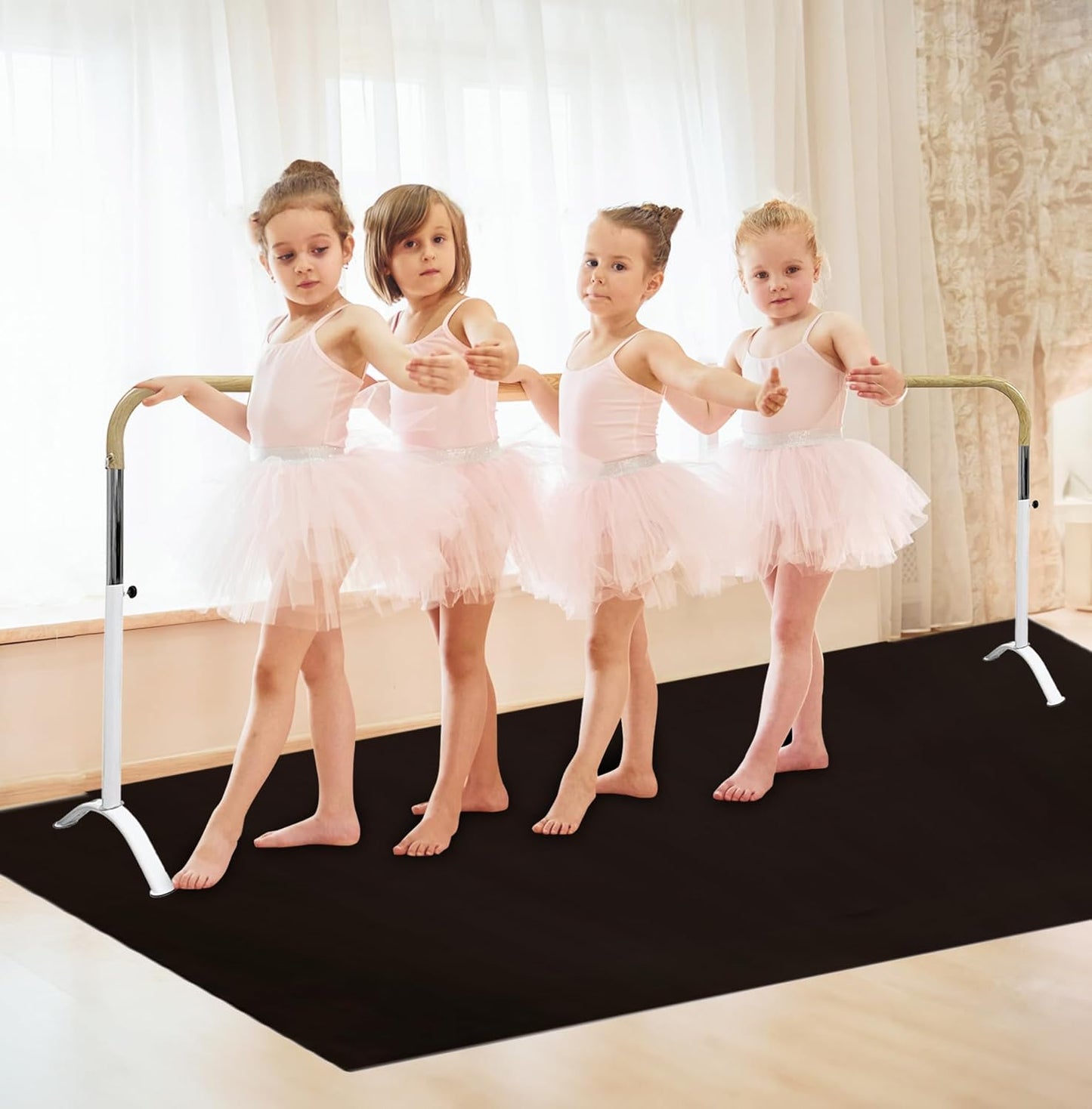 Marley Dance Floor- Ideal for Ballet, Jazz, Tap, and Party Dancing for All Ages- Non-Slip Dance Floor for Smooth Flooring - Ballet Floor for Home, Studio and Outdoor Dance Floor
