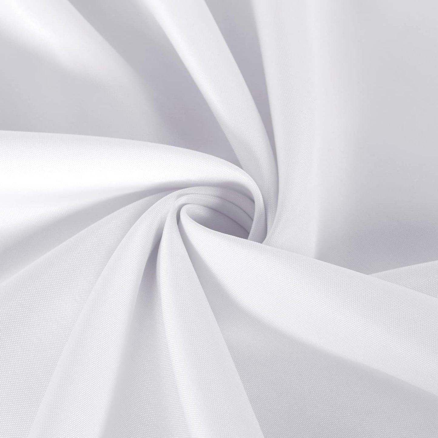 sancua 2 Pack White Tablecloth 60 x 84 Inch, Rectangle 4 Feet Table Cloth - Stain and Wrinkle Resistant Washable Polyester Table Cover for Dining Tables, Buffet Parties and Camping