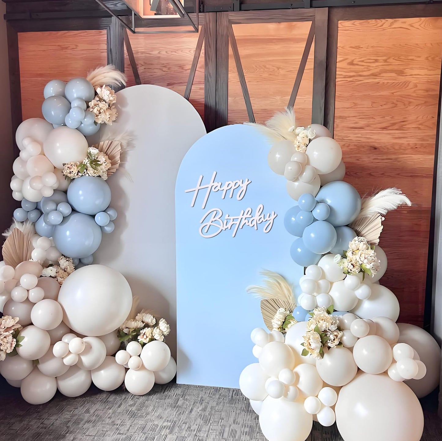 GYFCI Happy Birthday Sign for Backdrop - Felt Happy Birthday Letters Sign for Girls, Boys & Adults'