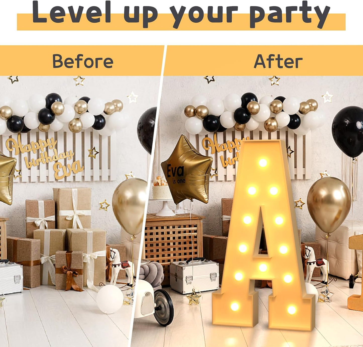 imprsv 4FT Marquee Light Up Letters for Birthday Party Decorations Large Marquee Letters for Wedding Event Bridal Shower Engagement Anniversarty Party Decor,Letter F