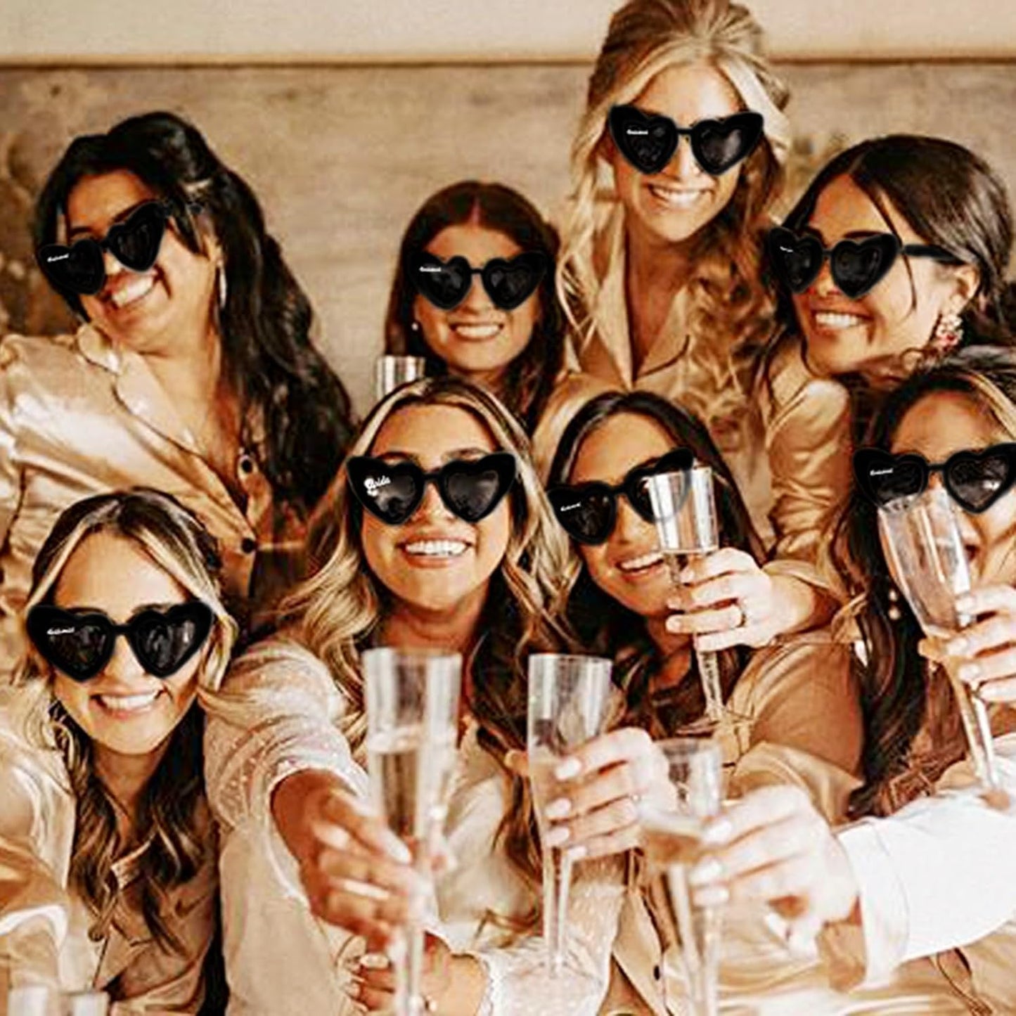 YOGFIT Heart Sunglasses for Women Fashion Classic Love Eye Protection Sunglasses Vintage Cute Heart Sunglasses