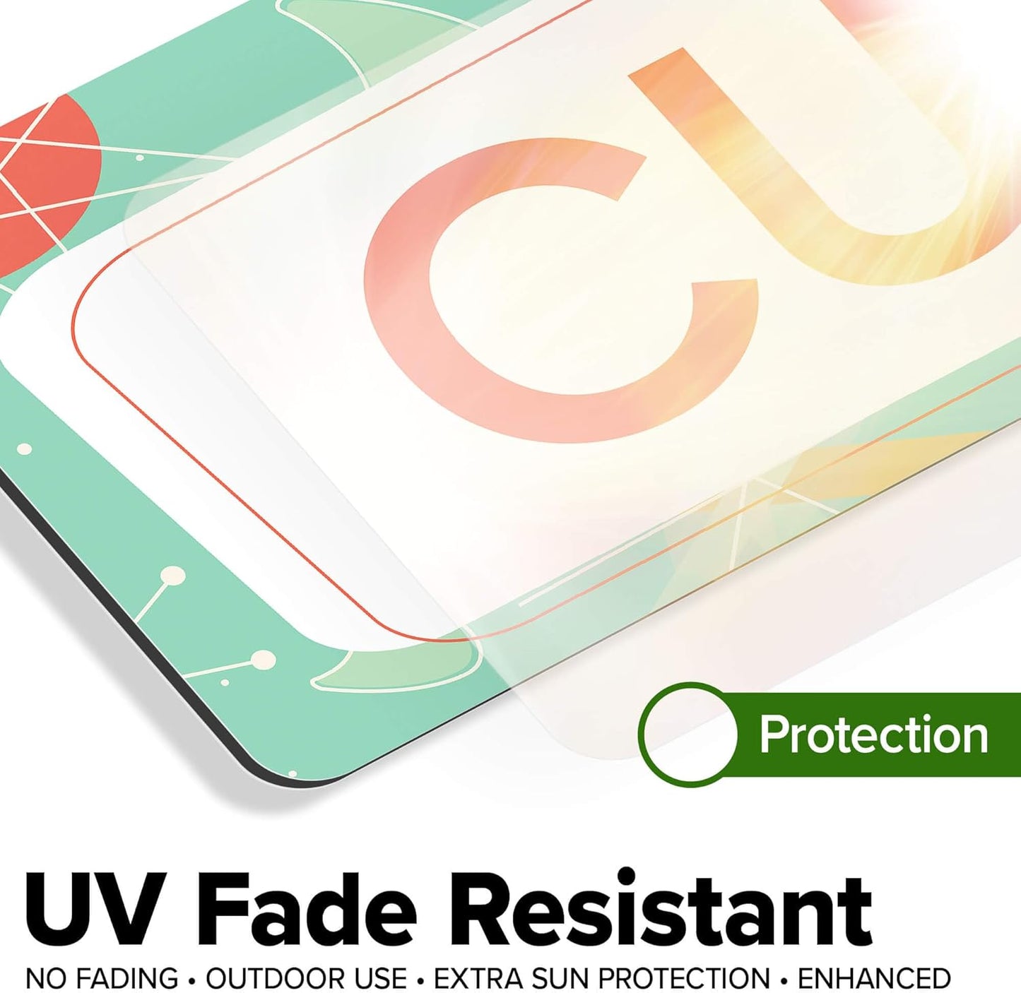 Custom Sign, Custom Street Sign, 11 Font Colors, 13 Font Styles, 4 Hole Options, 22 Sizes, 6x30 Inches, Rust Free DiBound, Fade Resistant, Made in USA by My Sign Center (Mid-Century Modern 2)