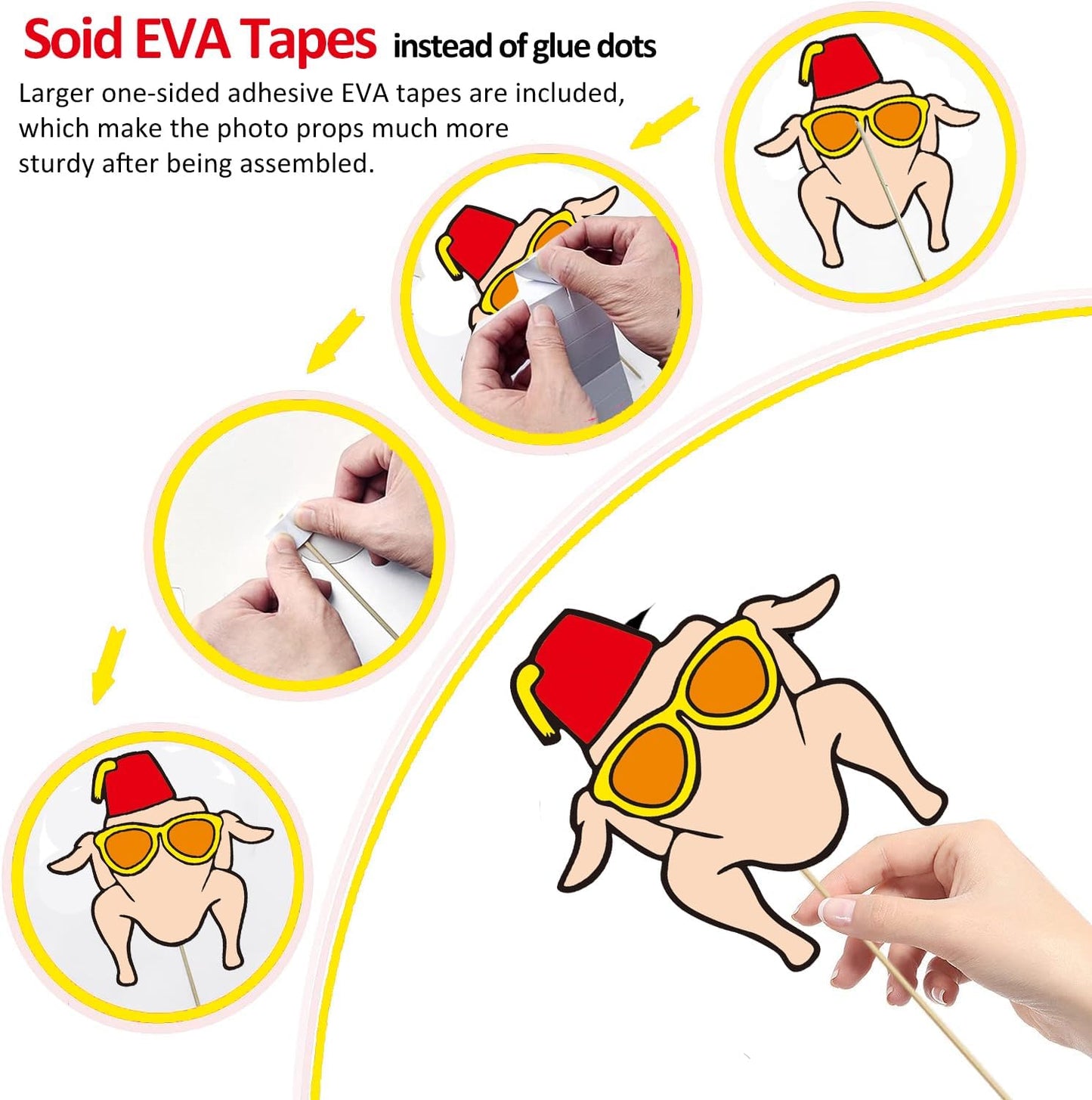 35pcs Friends Themed Party Photo Booth Props, Friends Selfie Frame with Friends TV Show Party Photo Props, Friends Themed Birthday Bachelorette Party Decorations Friends Party Supplies