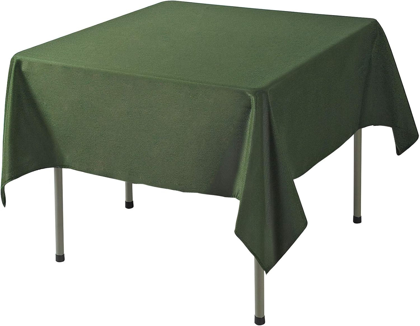 Cupuamon Square Tablecloth 70x70 inch Washable Polyester Fabric Table Cloth for Wedding Party Dining Banquet Decoration（70x70,Willow）