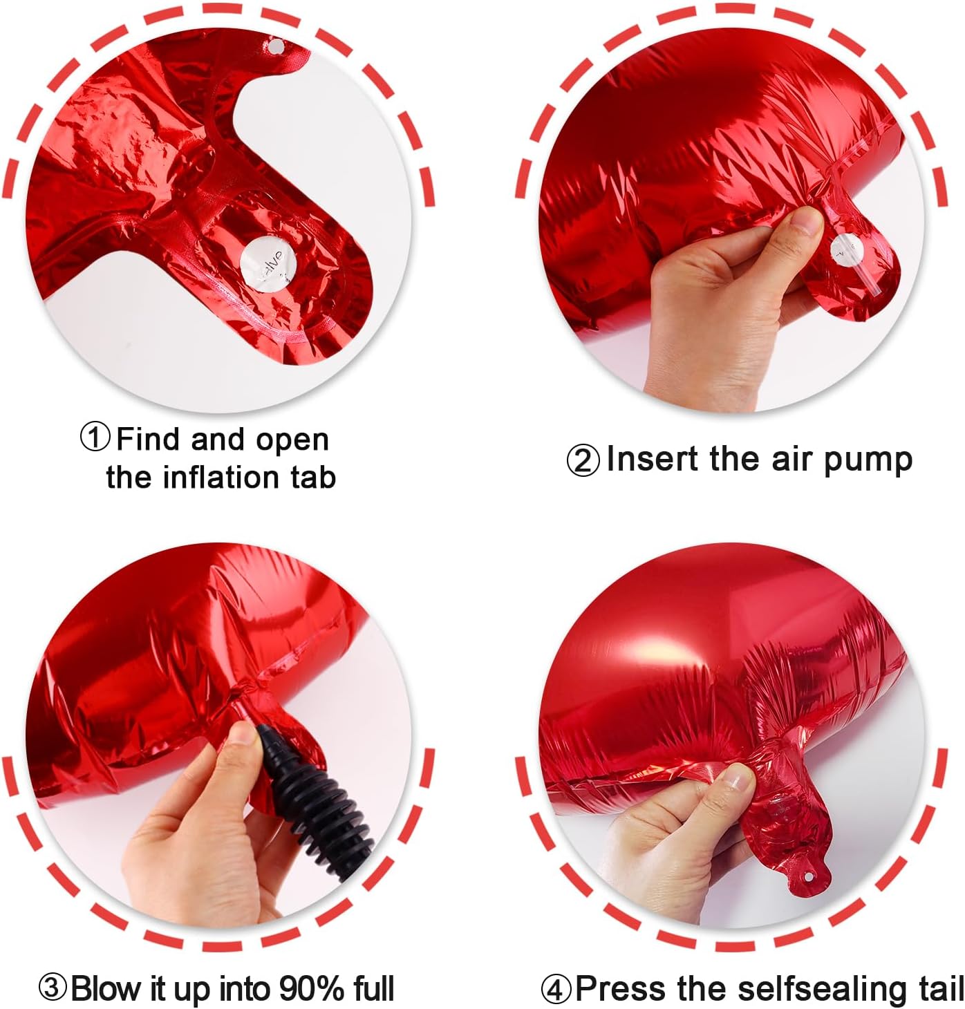 Number Balloon Red 1 Balloon 40 Inch, Red One 1st Number Balloon for First Birthday, 1 10 11 12 15 16 17 18 Red Party Graduations Decorations