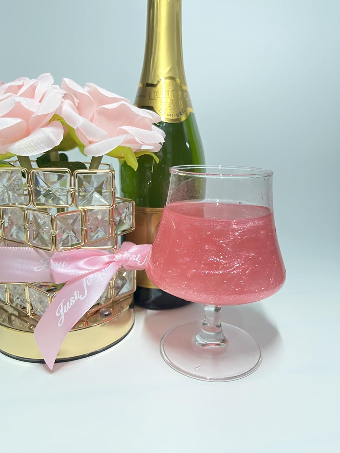 Pink Edible Glimmer Powder Glitter - Colaele 5 grams Food-Grade Luster Dust Metallic Fancy Food Decorating Sprinkle Glimmery Brew Dust for Cake Decorations Drinks Wine Beverage Candy Dessert, Vegan