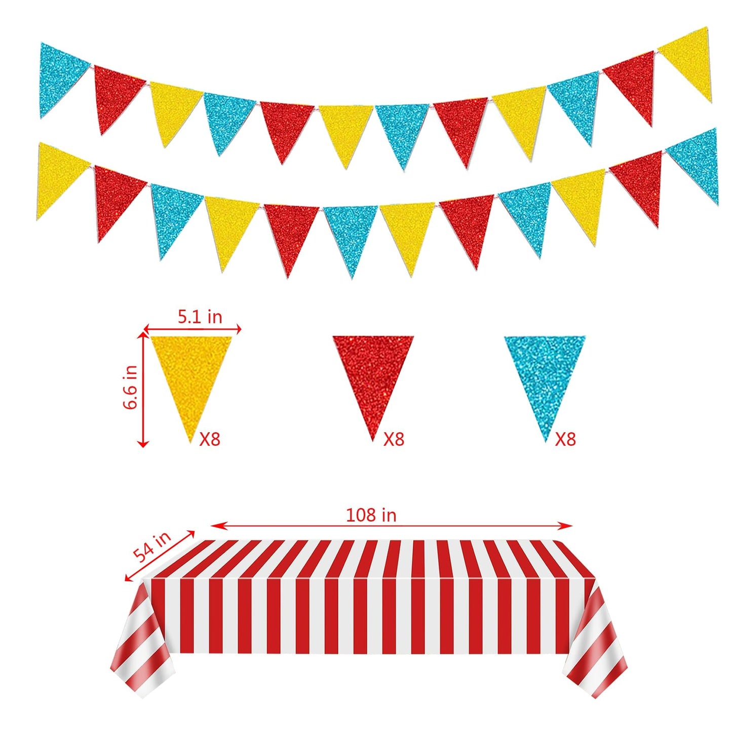 Circus Carnival Party Decorations Happy Birthday Banner Carnival Theme Balloons Circus Themed