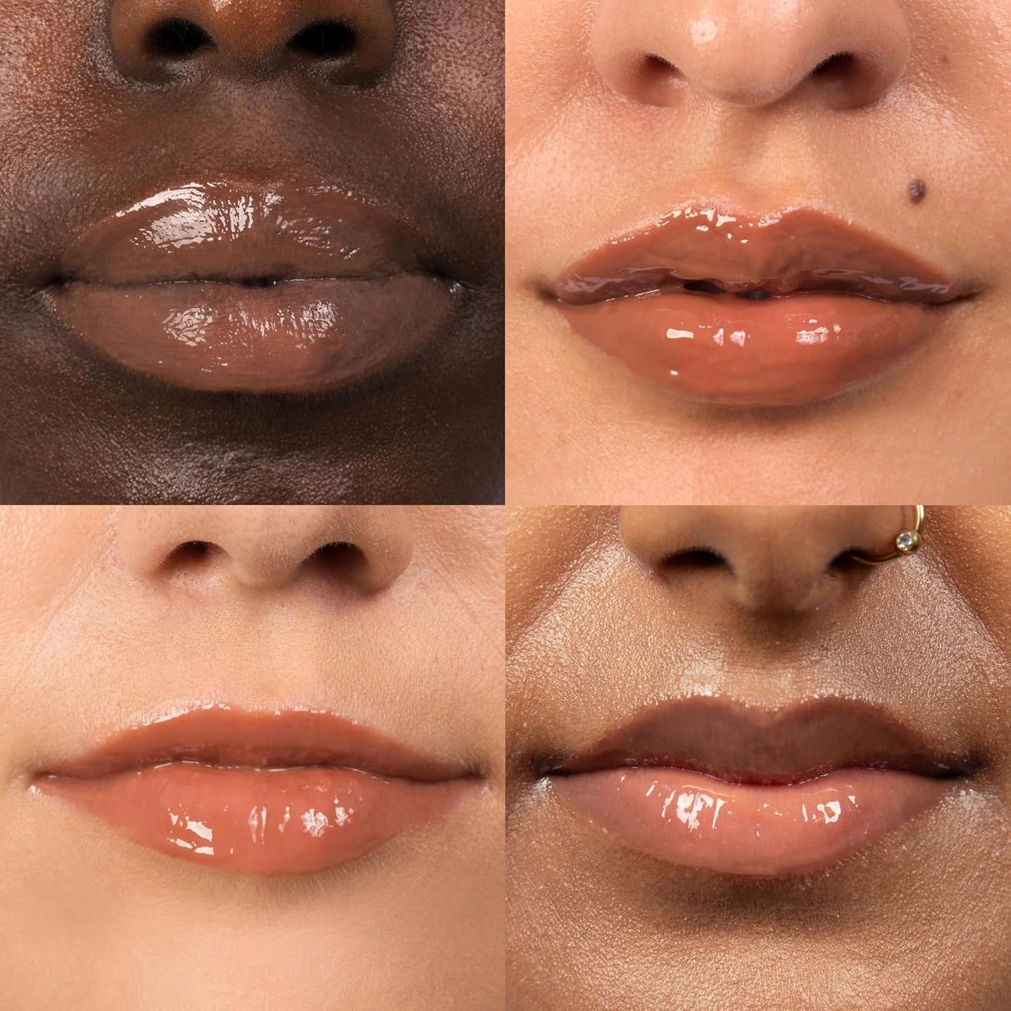 ESW Beauty Vanilla Almond Butter Lip Treatment - Light Caramel Brown Tint with Shea Butter, Vitamin E, Vanilla & Almond for Enhanced Protection & Skin Barrier Support