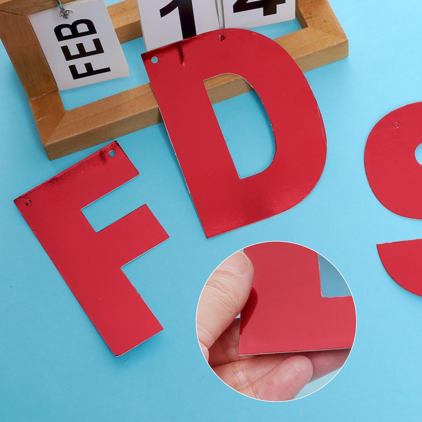 DIY Banner Kit with Letters Bright Red Customizable Birthday Banners Graduation Banner Custom Party