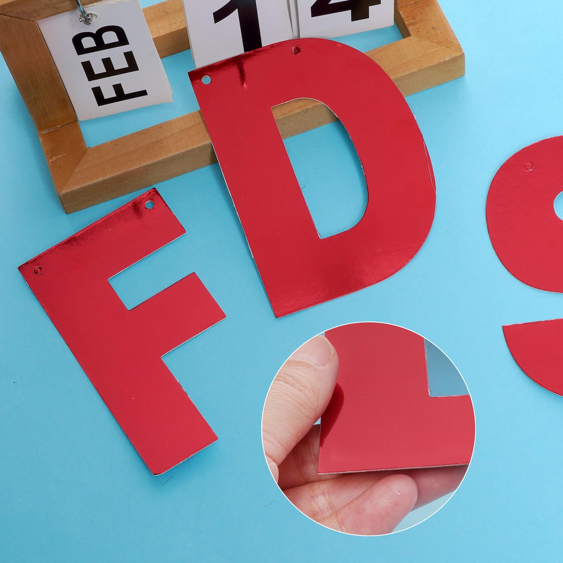 DIY Banner Kit with Letters Bright Red Customizable Birthday Banners Graduation Banner Custom Party