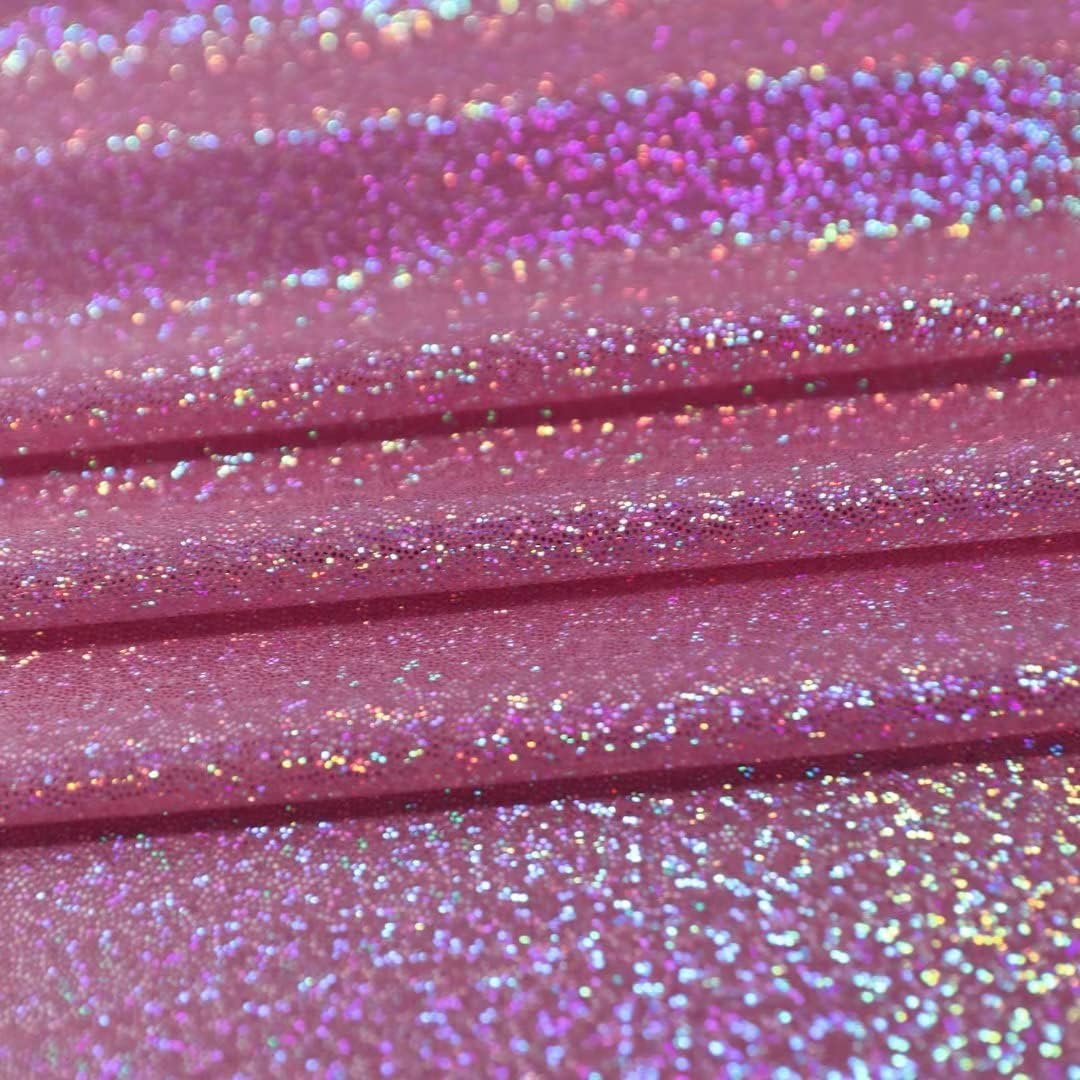 Fitable Sequin Tablecloth for Parties 54x54 Inch - Sparkle Glitter Table Cloth Laser Square Overlay for Wedding Baby Shower Ceremony Birthday Holiday Banquet Decor, Fuchsia