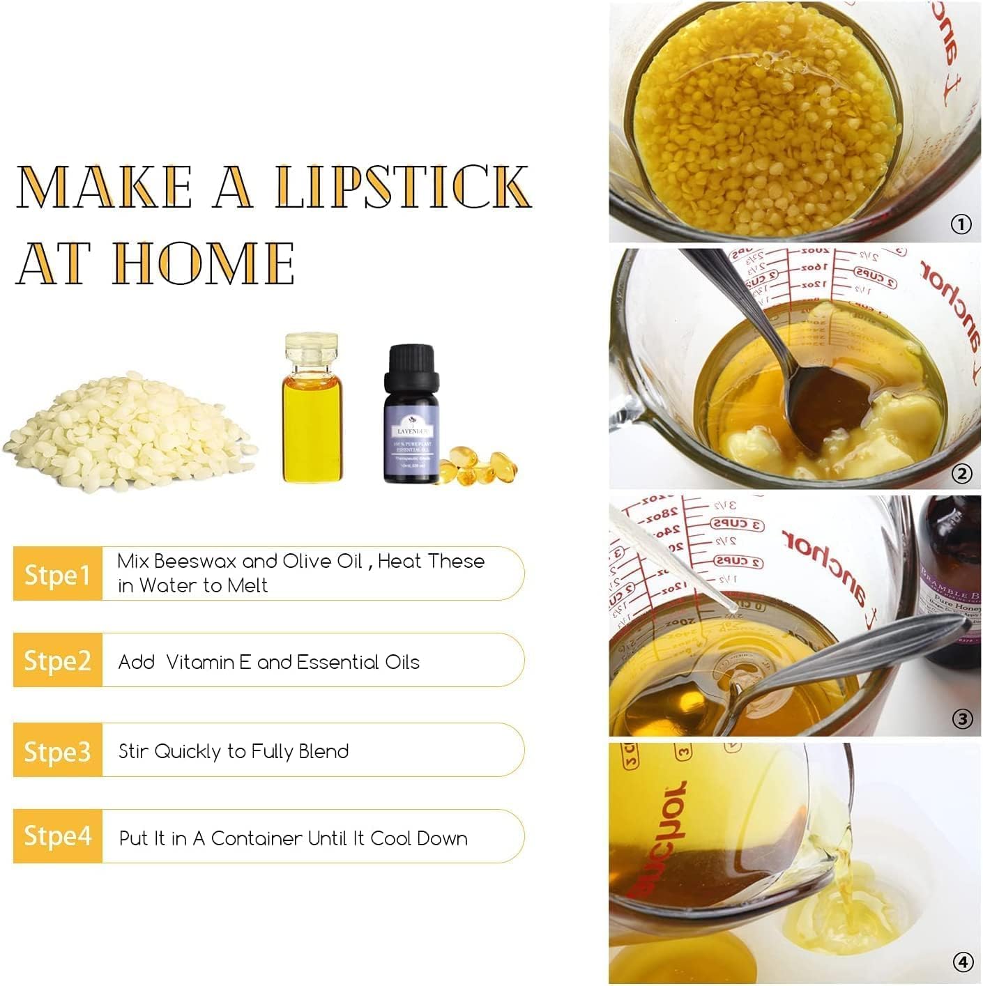 10 LB White Beeswax Pellets - DIY Candle Making Kits, Magical Craft Making, Hand Care DIY Creams, Lip Balms and Soap Making Supplies (160 oz).