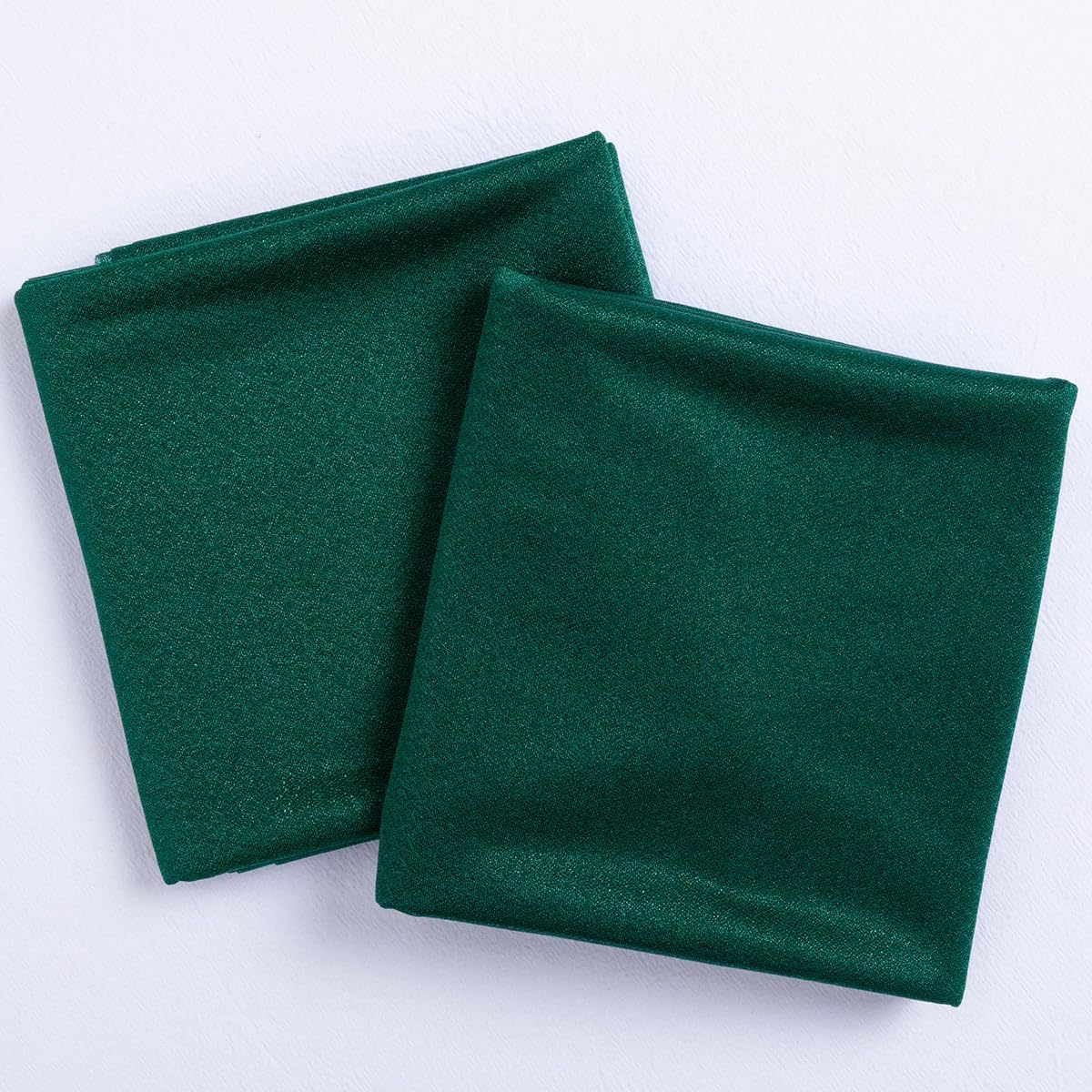 Socomi Wedding Arch Draping Fabric 29" x 20Ft 2 Panels Emerald Green Sheer Outdoor Curtain Drapes Extra Long for Bridal Baby Shower Ceremony Birthday Party Decor