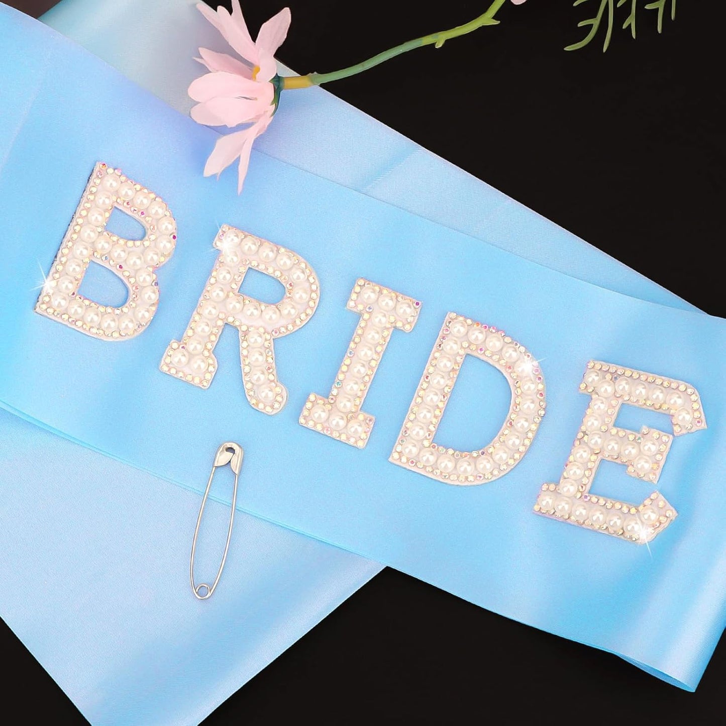 Blue Bride to Be Sash Bride Sash Bachelorette Party Decorations Bridal Shower Engagement Party Decorations