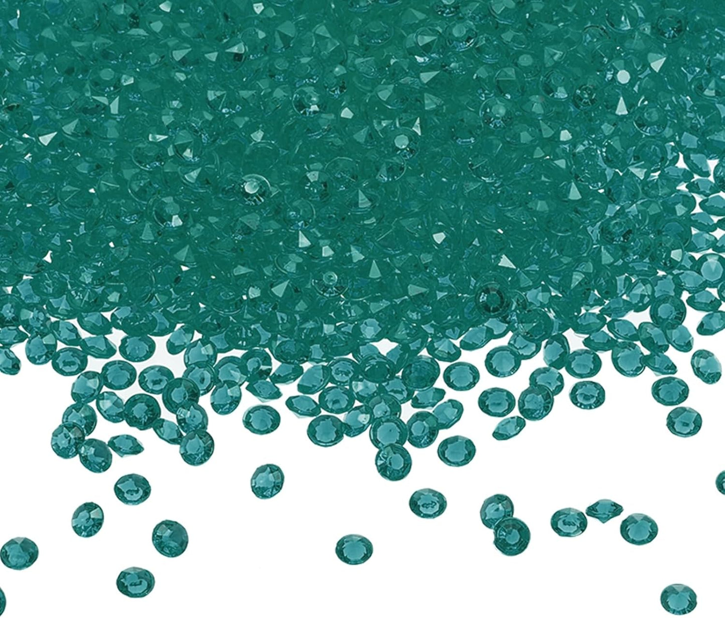 PATIKIL 10000 Pcs Wedding Table Scatter Confetti Crystals 4.5mm Acrylic Diamonds Vase Fillers Gems for Table Centerpiece Decorations Party Vase Beads, Blue Green