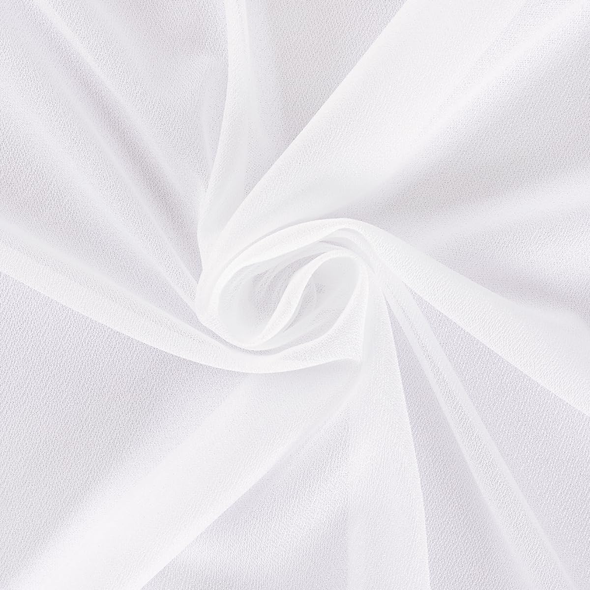 White Wedding Arch Draping Fabric 29" x 20 FT White Drapes for Backdrop Sheer Curtains Wedding Drapes for Romantic Bridal Baby Shower Decorations Ceremony Birthday Party Fall Outdoor Events