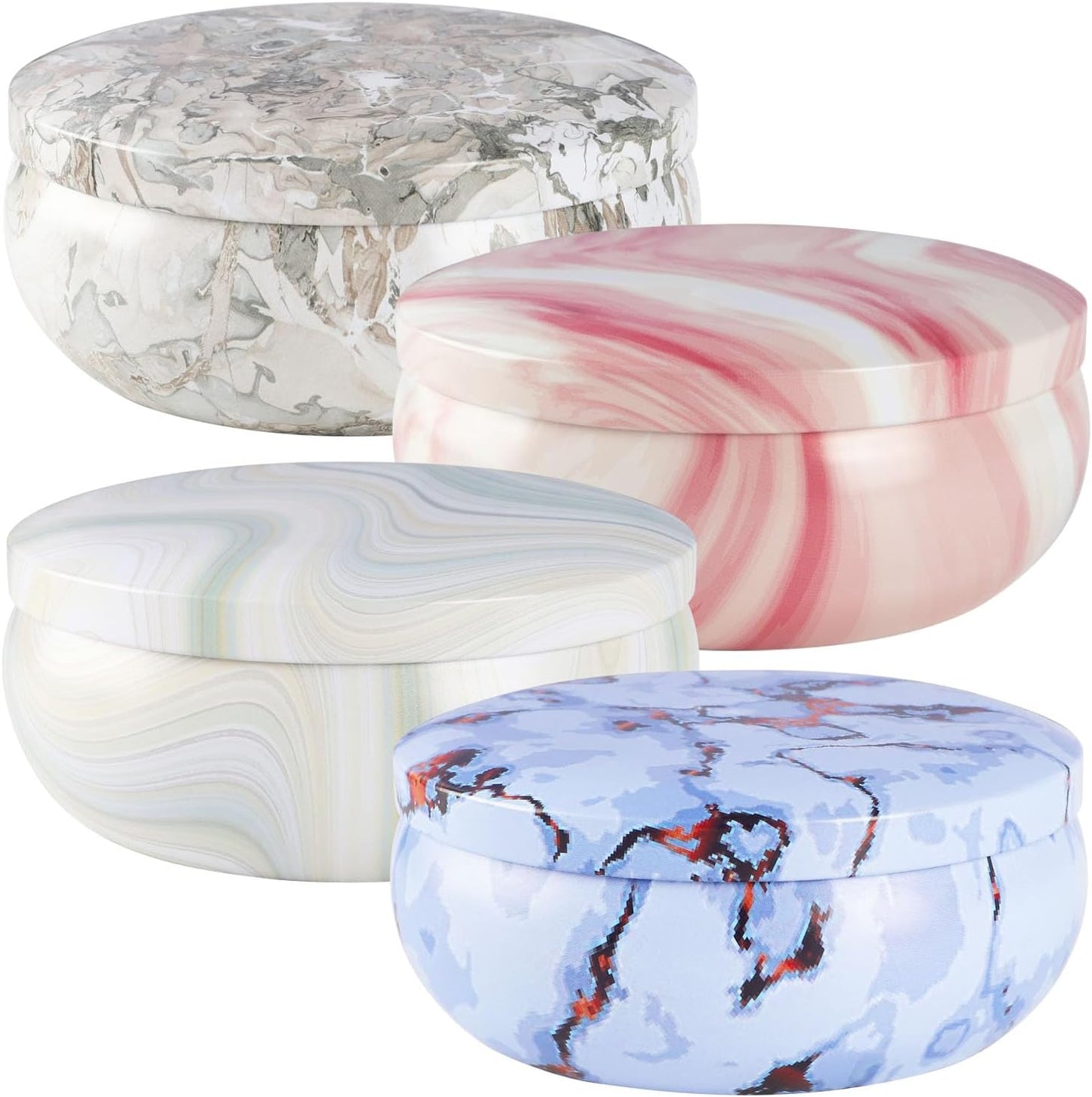 30-Hour Citronella Candle Set – 4 x 12oz Soy Wax Candles for Indoor Outdoor Use,3 Wicks Ideal for Home Patio, Balcony BBQs, and Summer Camping