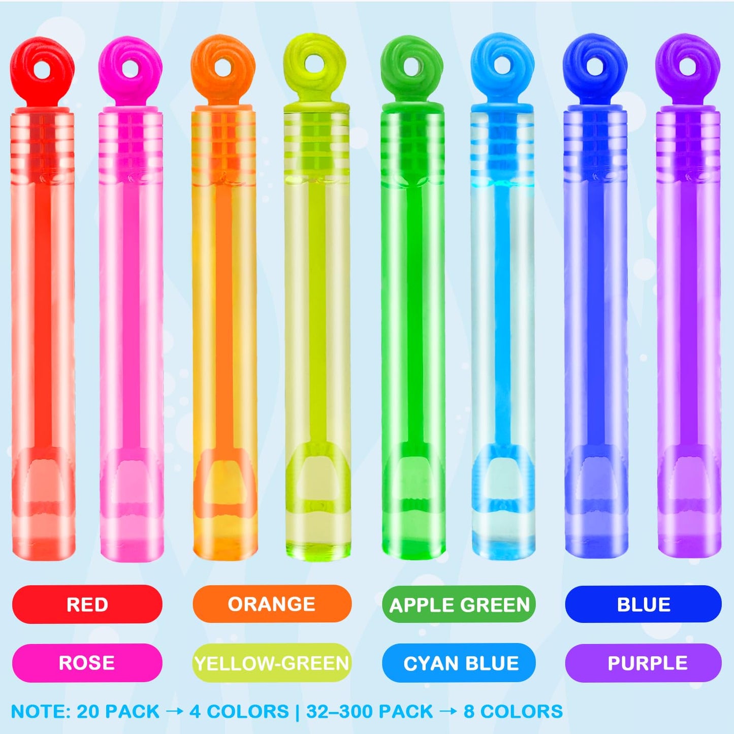 Party Goodie Bag Stuffer Fillers for Kids Toddler-32 Pack Mini Bubble Wands